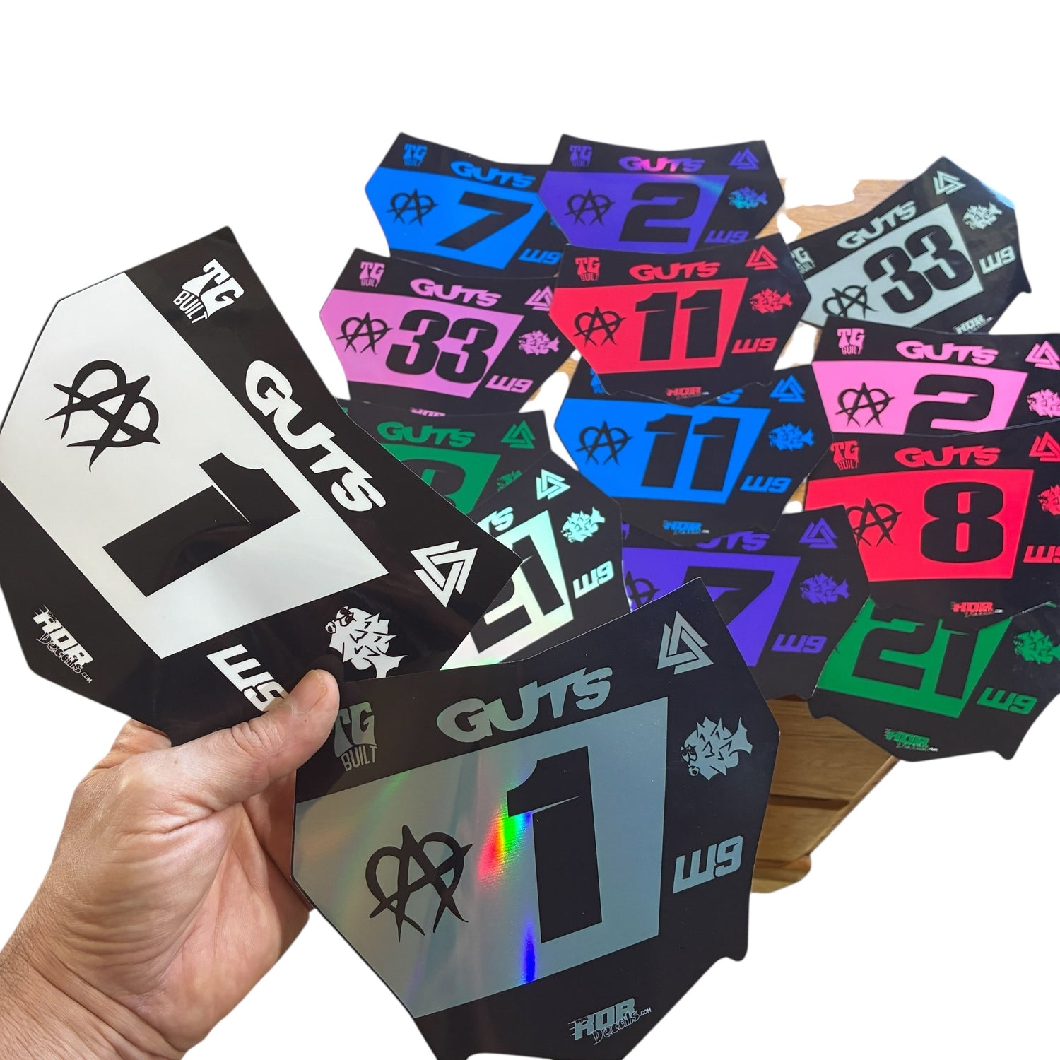 👉 7-Logo MotoCutz Decals ✨