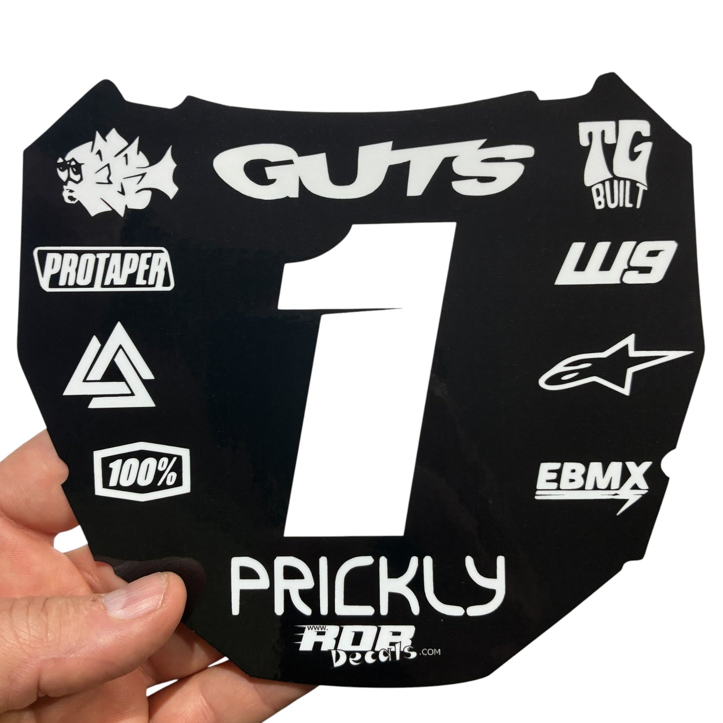 ODI Plate Decal 👉 Choose Number & Color — 11 Logo Design