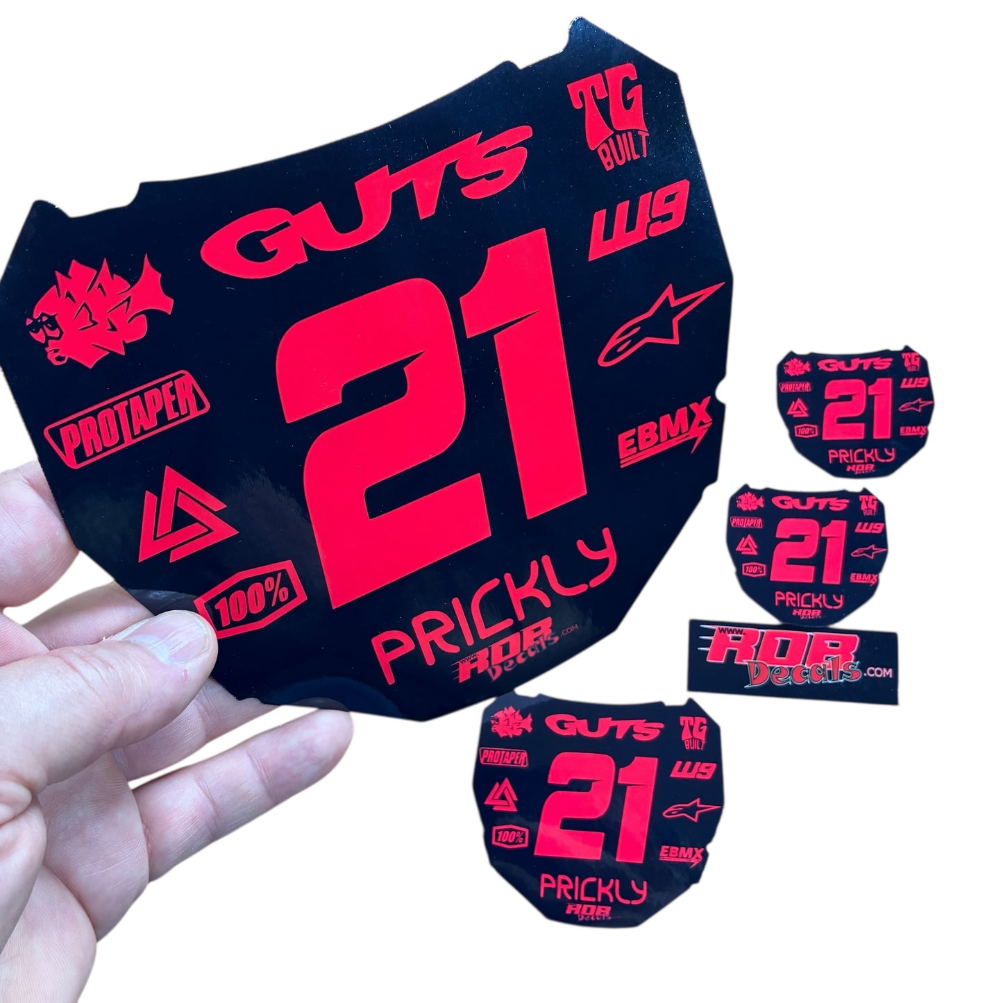 ODI Plate Decal 👉 Choose Number & Color — 11 Logo Design