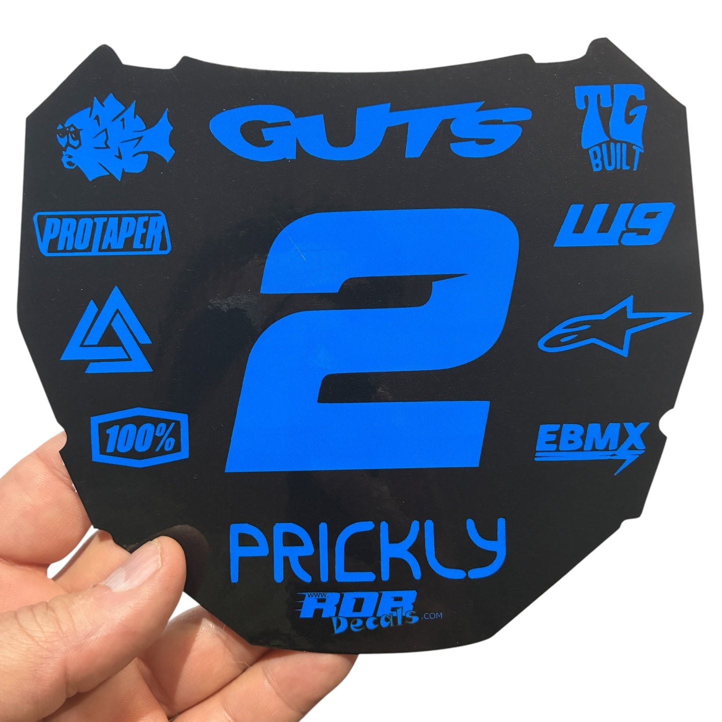 ODI Plate Decal 👉 Choose Number & Color — 11 Logo Design