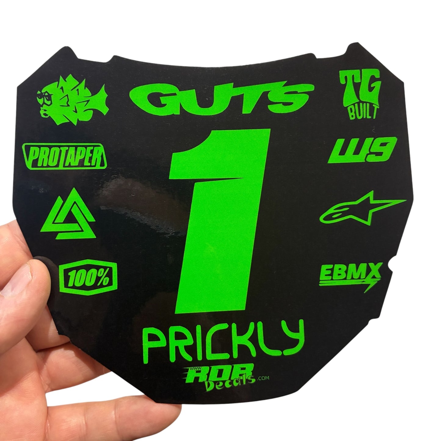 ODI Plate Decal 👉 Choose Number & Color — 11 Logo Design