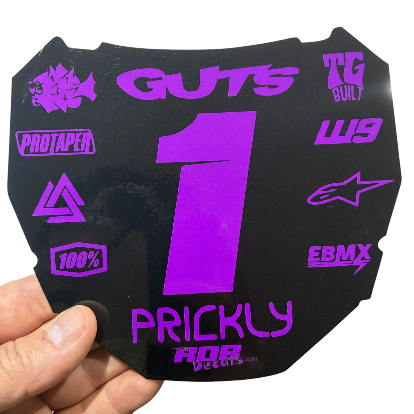 ODI Plate Decal 👉 Choose Number & Color — 11 Logo Design