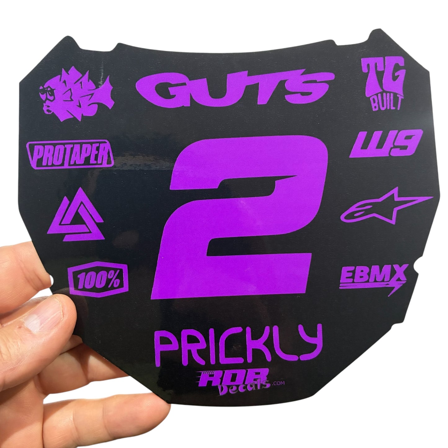 ODI Plate Decal 👉 Choose Number & Color — 11 Logo Design