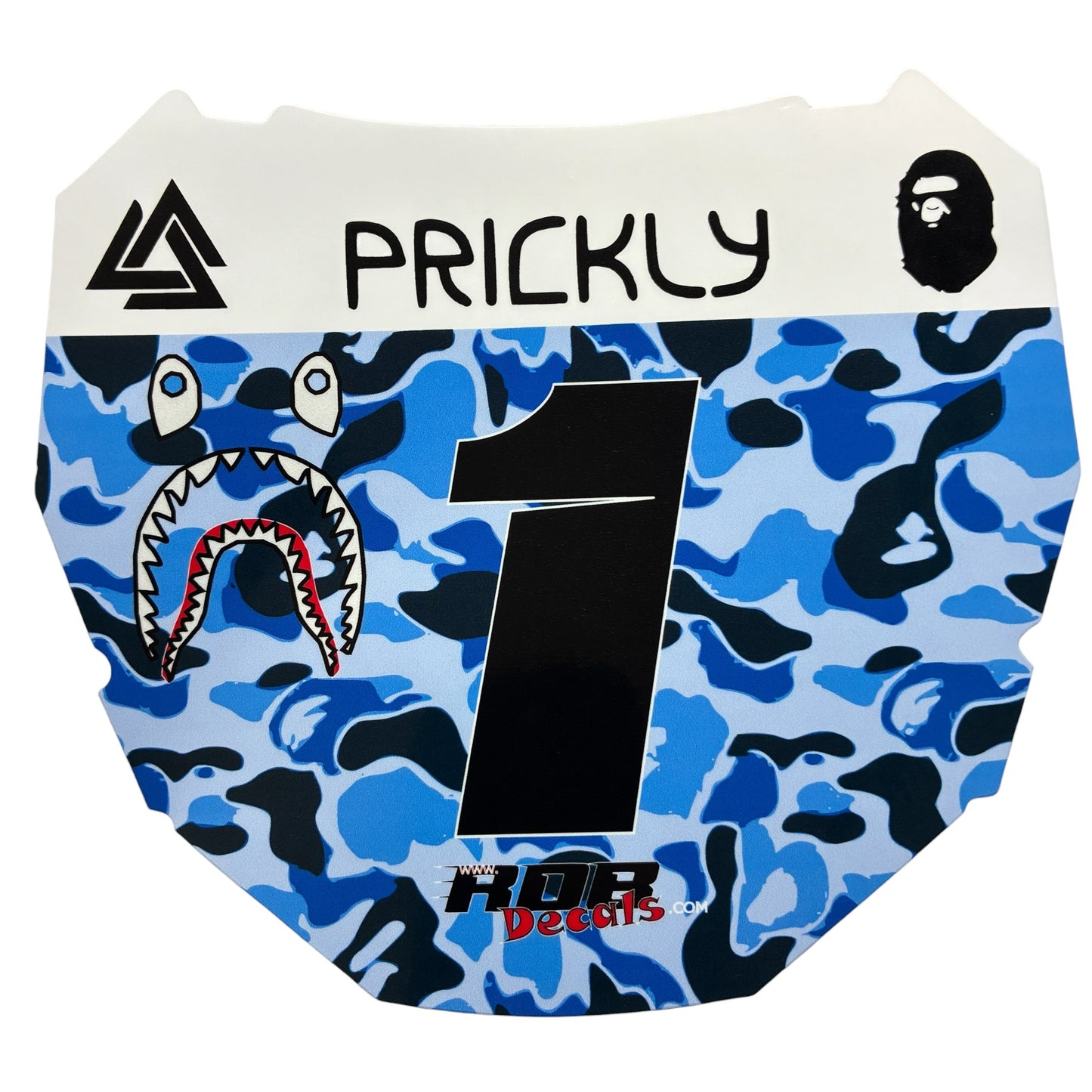 ODI Plate Decals — Designer Camo
