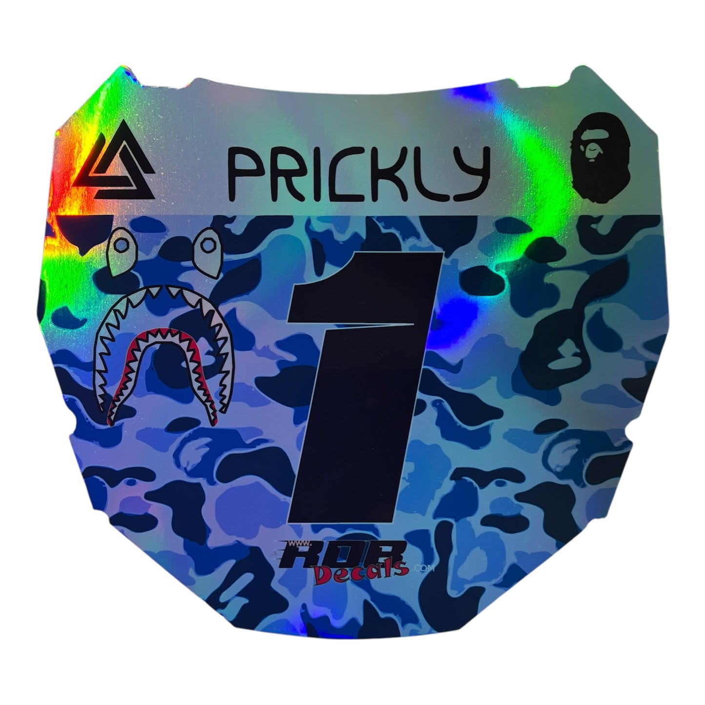 ODI Plate Decal 👉 Choose Number & Color — Designer Camo