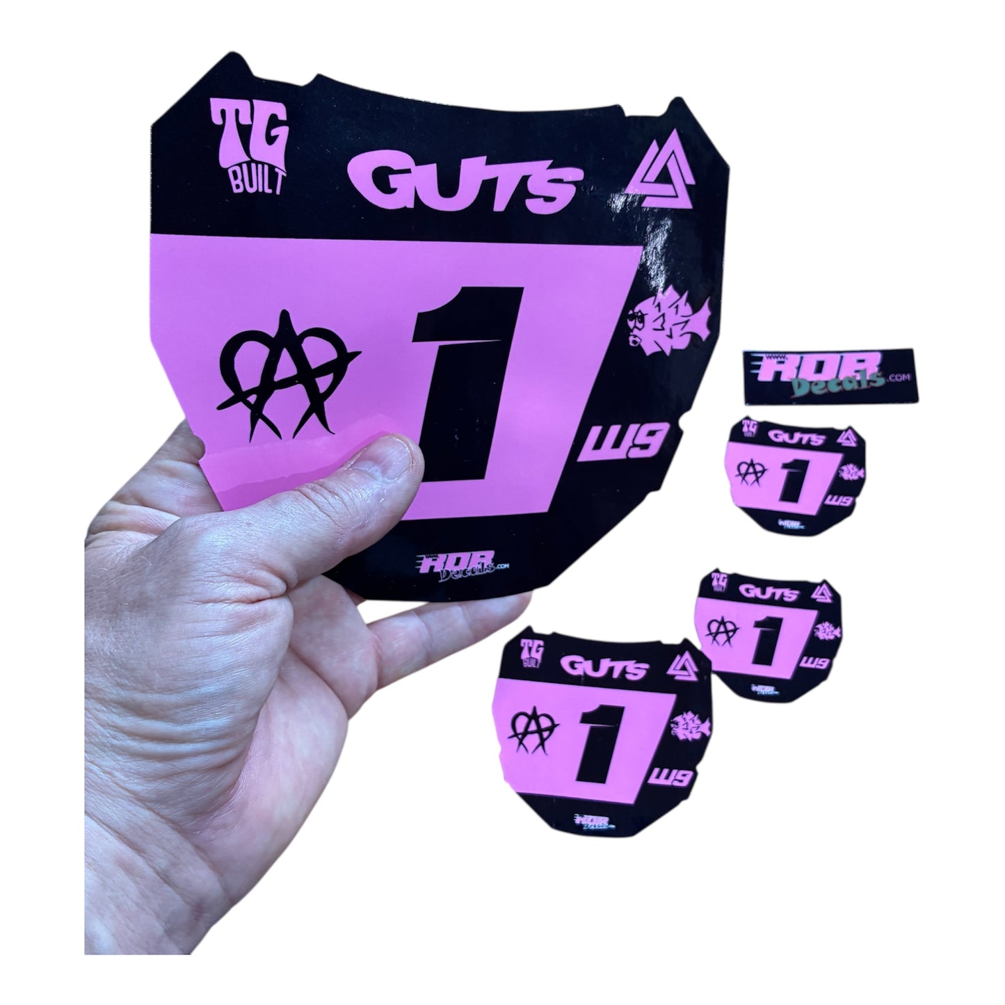 ODI Plate Decal 👉 Choose Number & Color  — 7 Logo Design