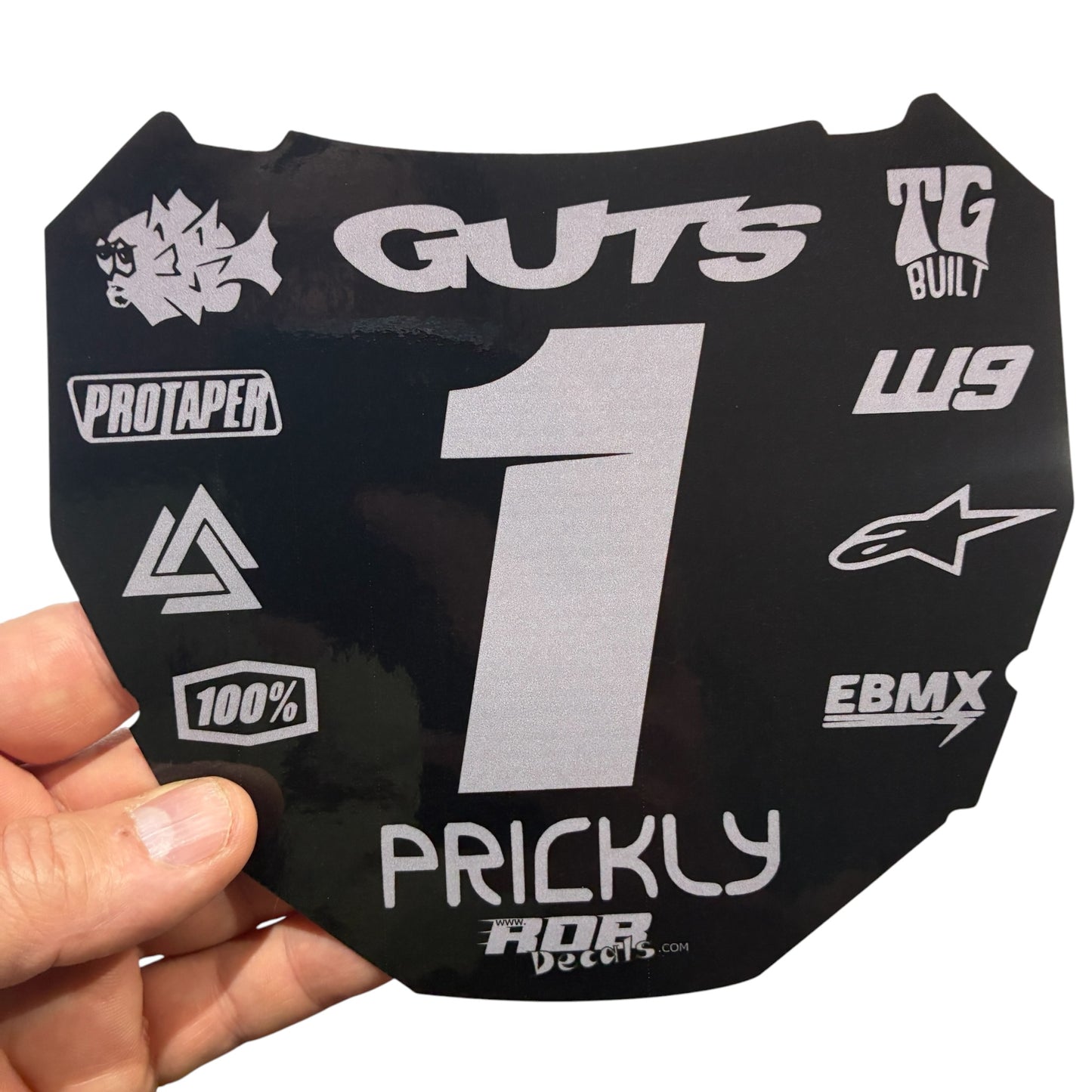 ODI Plate Decal 👉 Choose Number & Color — 11 Logo Design