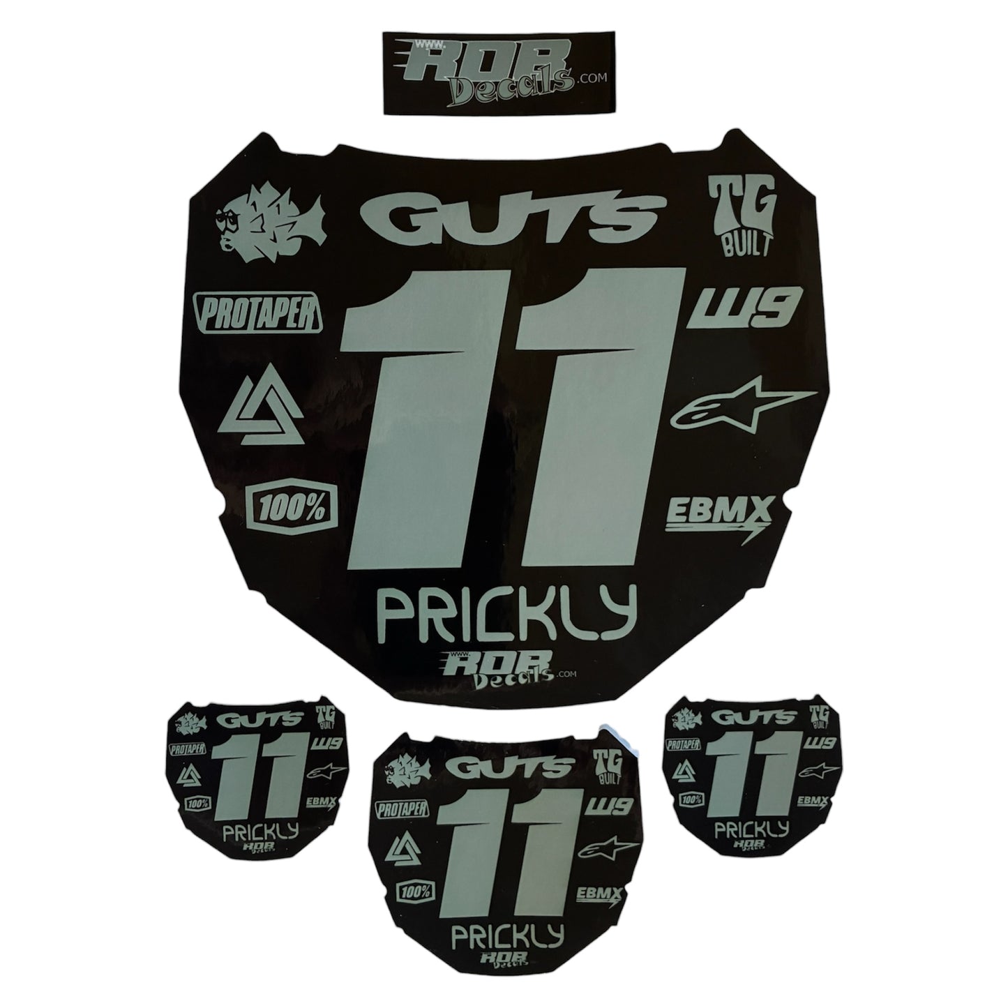 ODI Plate Decal 👉 Choose Number & Color — 11 Logo Design