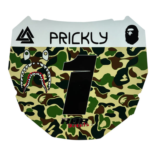 ODI Plate Decal — Green Designer Camo