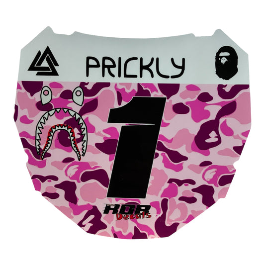 ODI Plate Decal — Pink Designer Camo