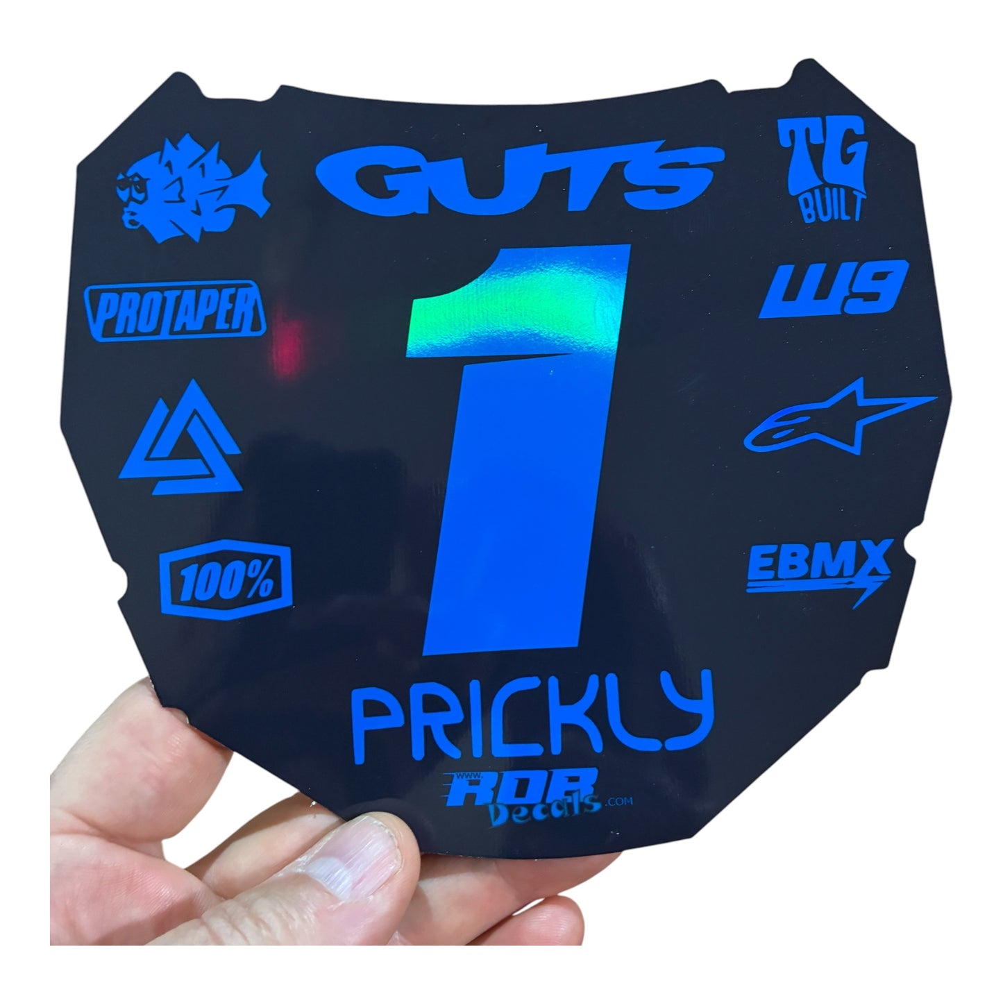 ODI Plate Decal 👉 Choose Number & Color — 11 Logo Design