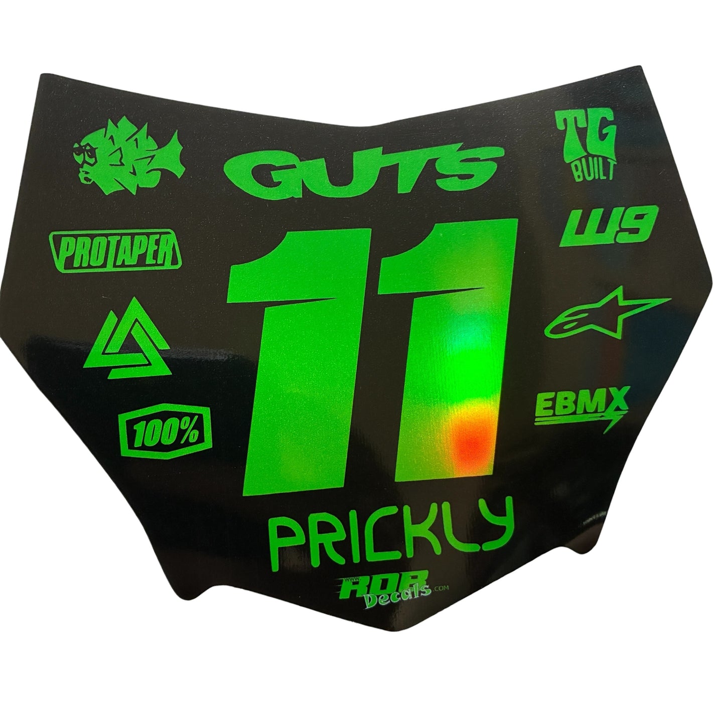 MotoCutz Plate Decals — 11 Logo Design