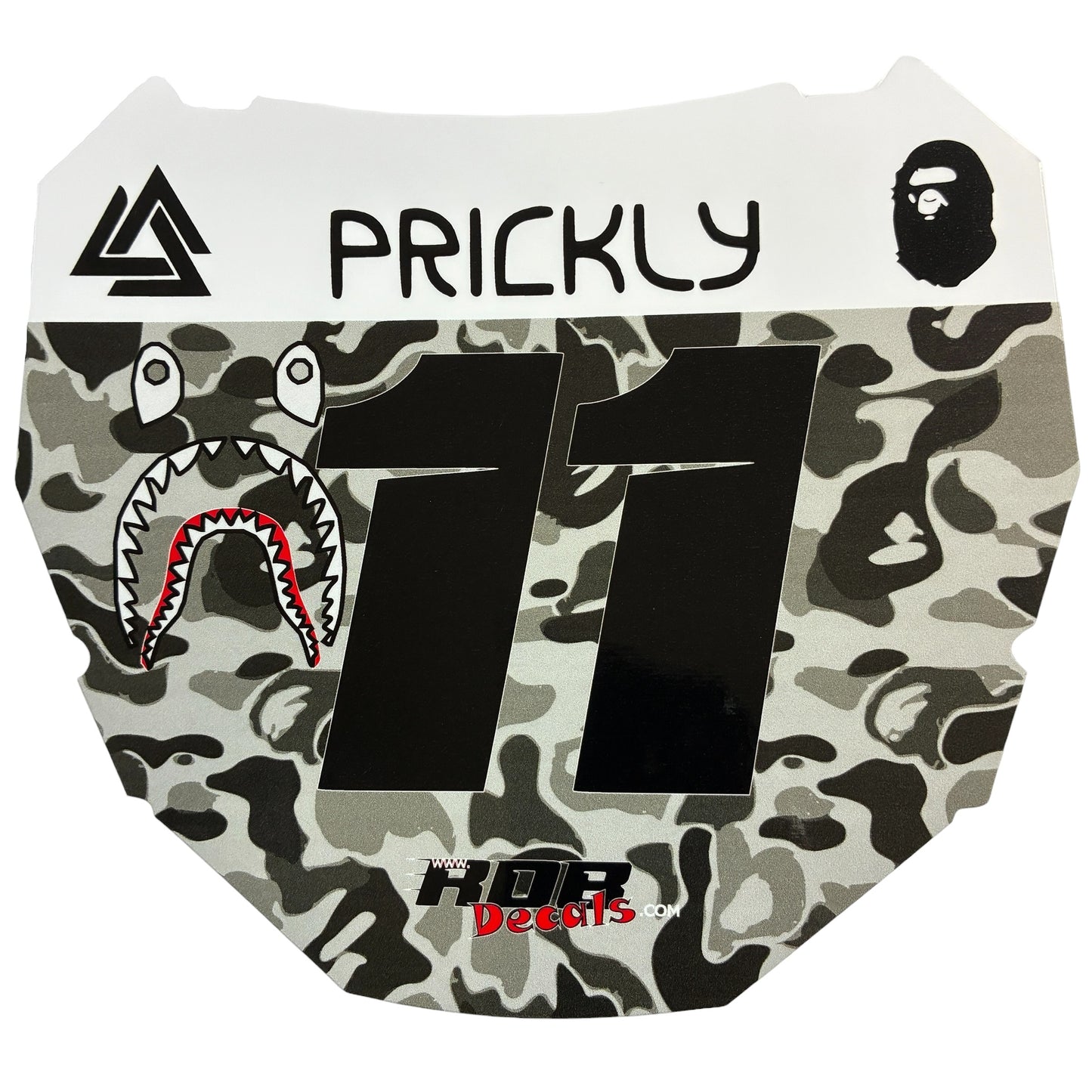 ODI Plate Decals — Designer Camo