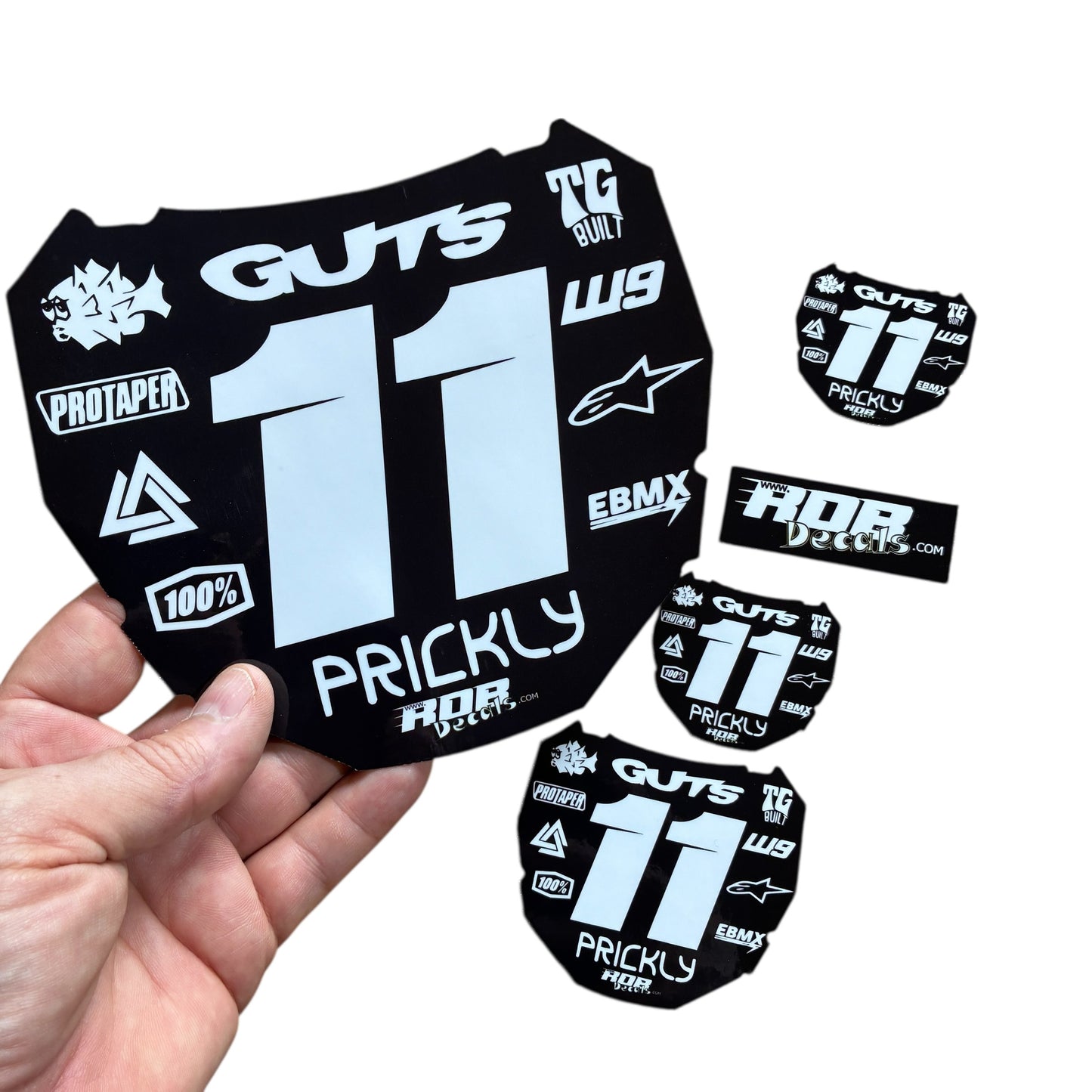 ODI Plate Decal 👉 Choose Number & Color — 11 Logo Design