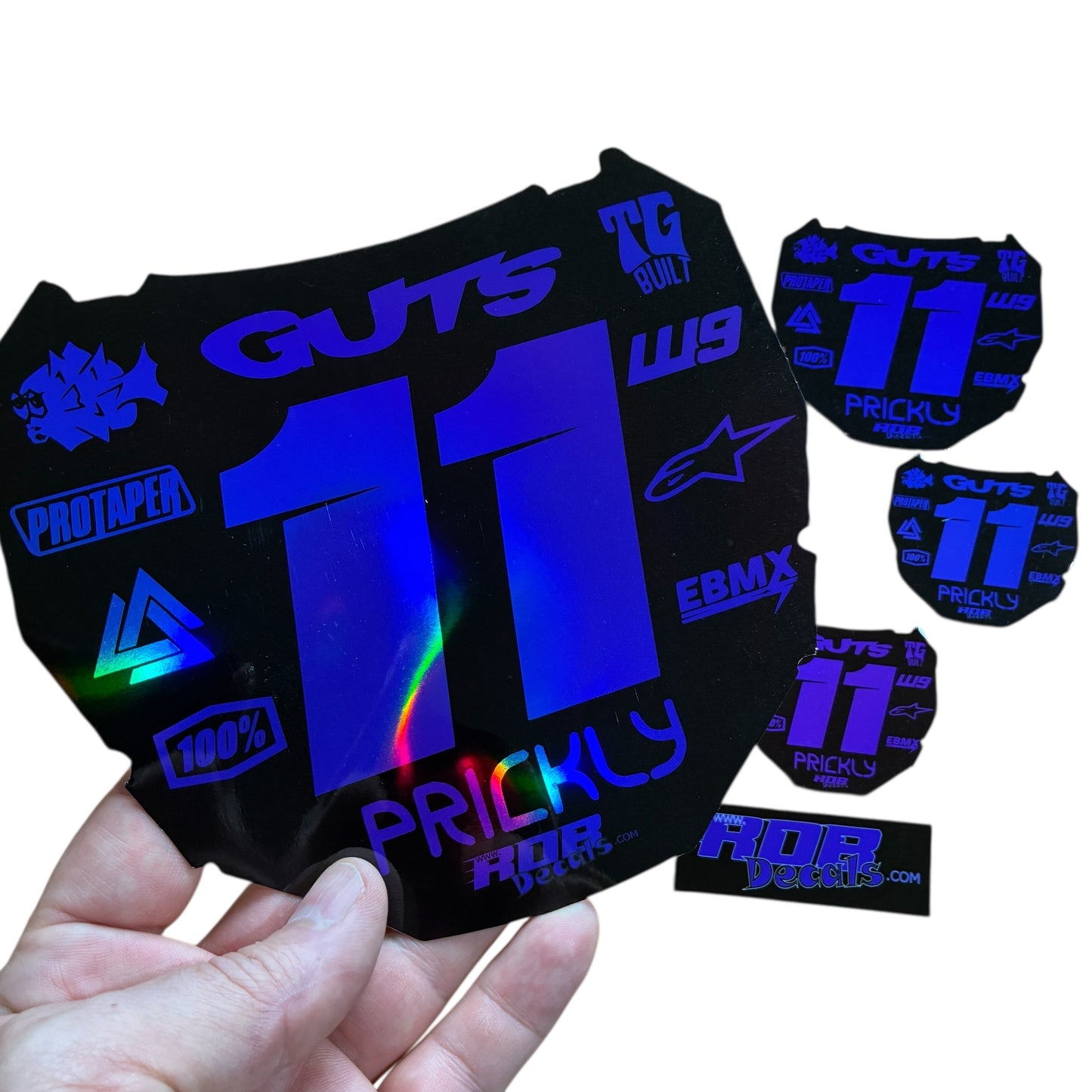 ODI Plate Decal 👉 Choose Number & Color — 11 Logo Design