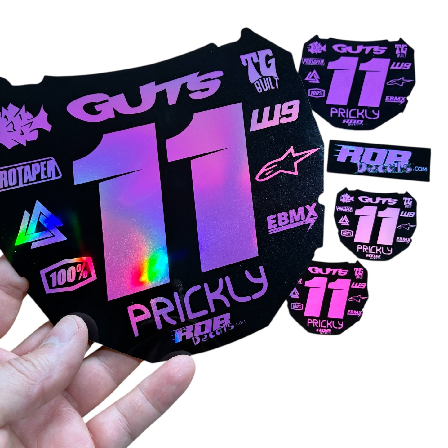 ODI Plate Decal 👉 Choose Number & Color — 11 Logo Design