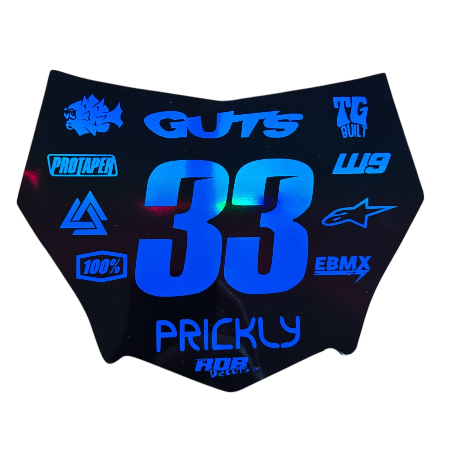 MotoCutz Plate Decals — 11 Logo Design
