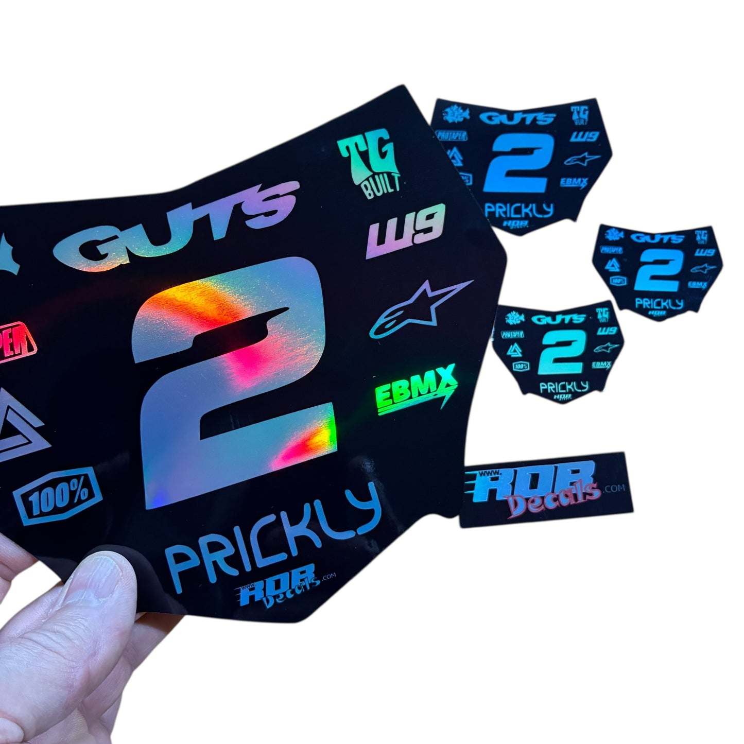 MotoCutz Plate Decals — 11 Logo Design