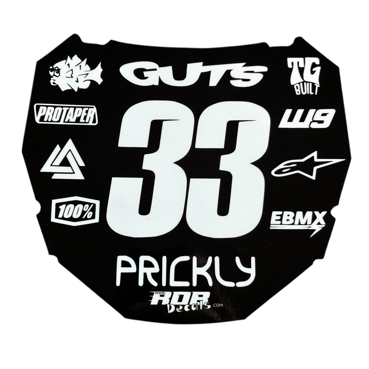 ODI Plate Decals - Solid Colors — 11 Logo Design