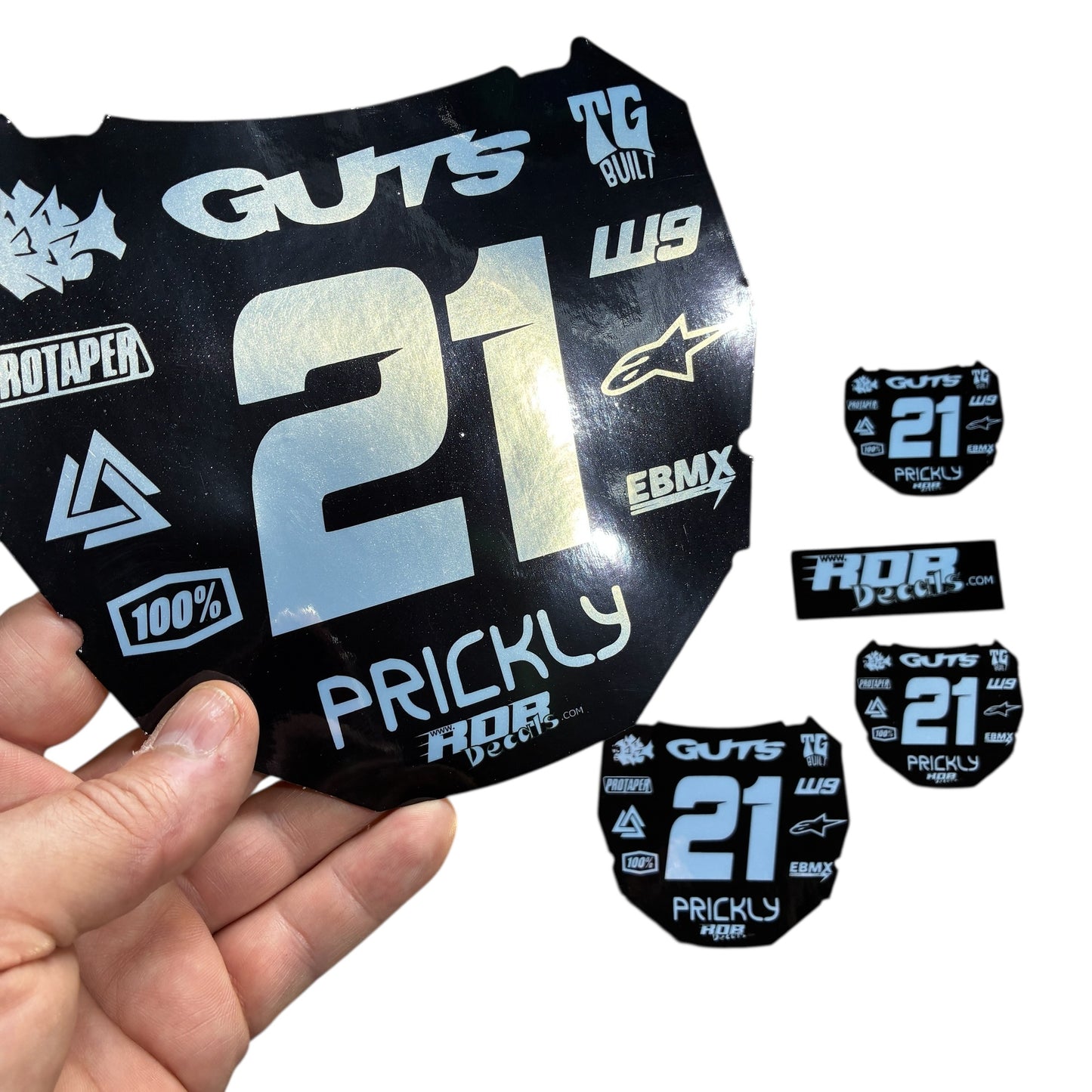 ODI Plate Decal 👉 Choose Number & Color — 11 Logo Design