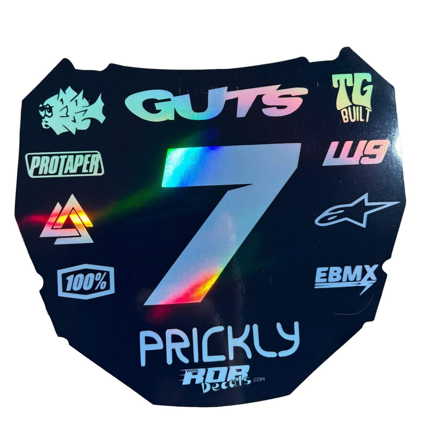 ODI Plate Decal 👉 Choose Number & Color — 11 Logo Design