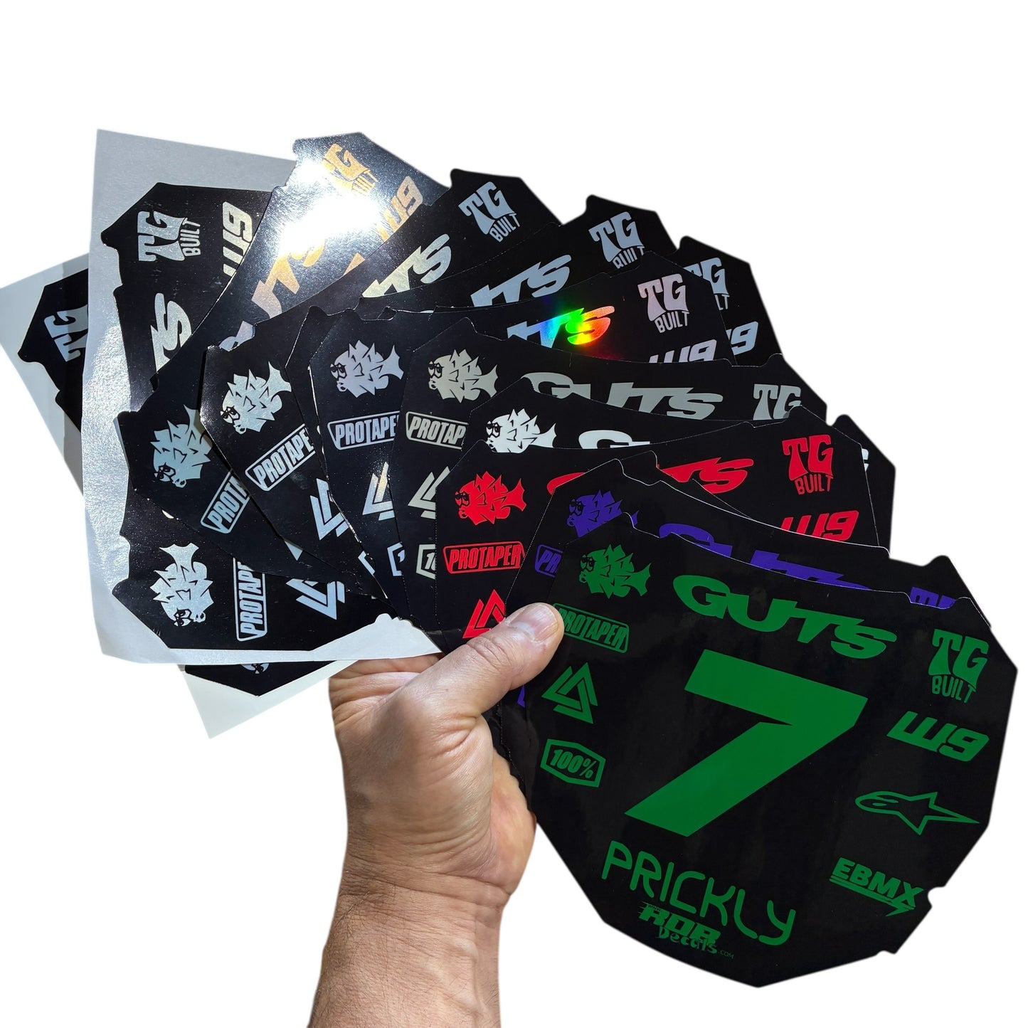 ODI Plate Decal 👉 Choose Number & Color — 11 Logo Design