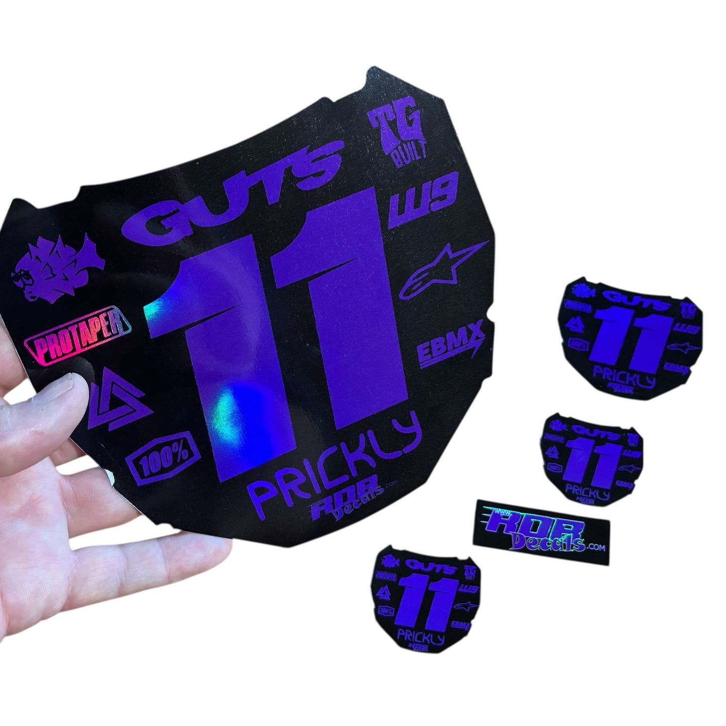 ODI Plate Decal 👉 Choose Number & Color — 11 Logo Design