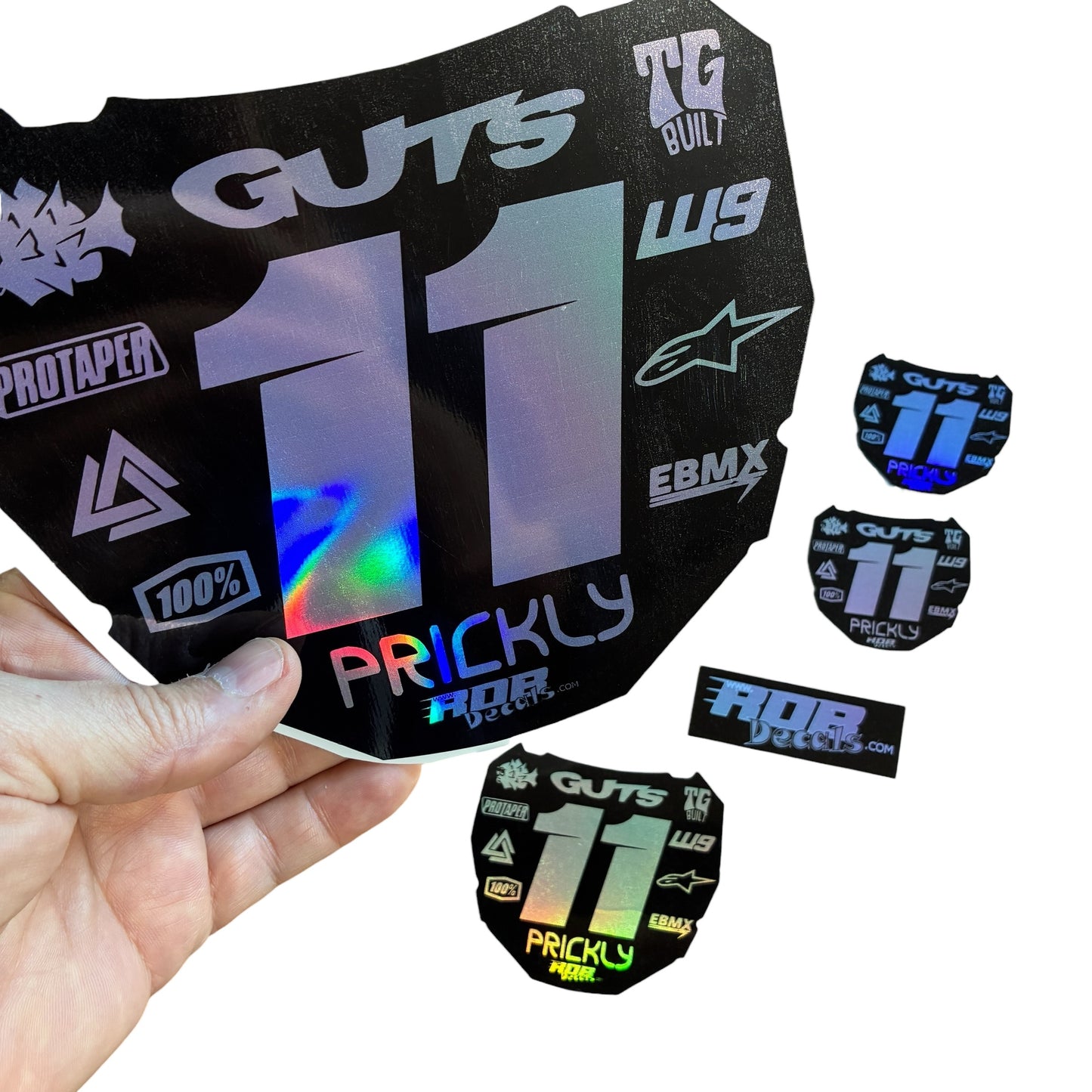 ODI Plate Decal 👉 Choose Number & Color — 11 Logo Design