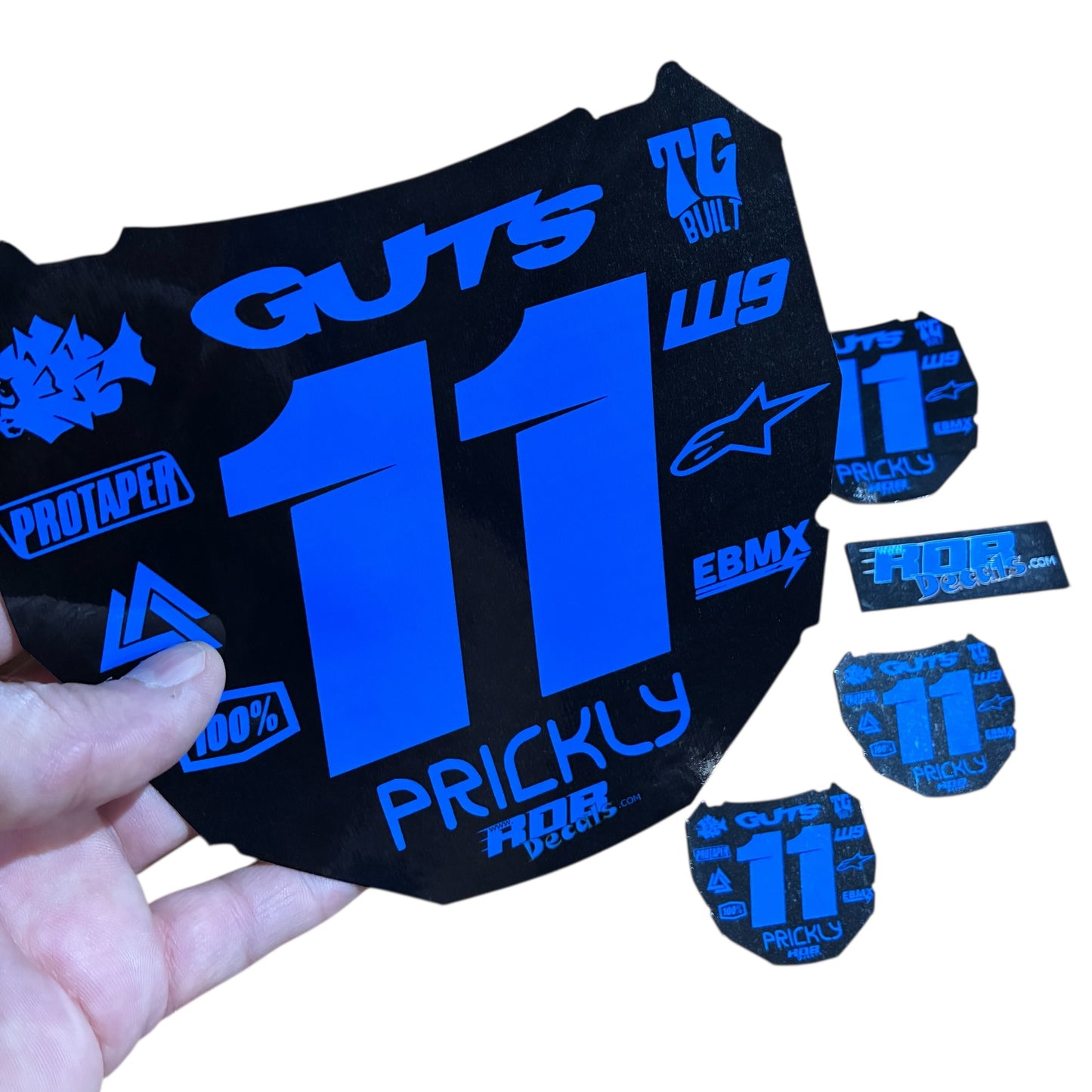 ODI Plate Decal 👉 Choose Number & Color — 11 Logo Design