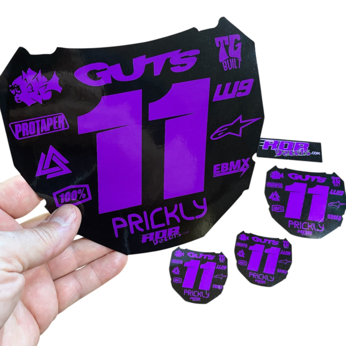 ODI Plate Decal 👉 Choose Number & Color — 11 Logo Design