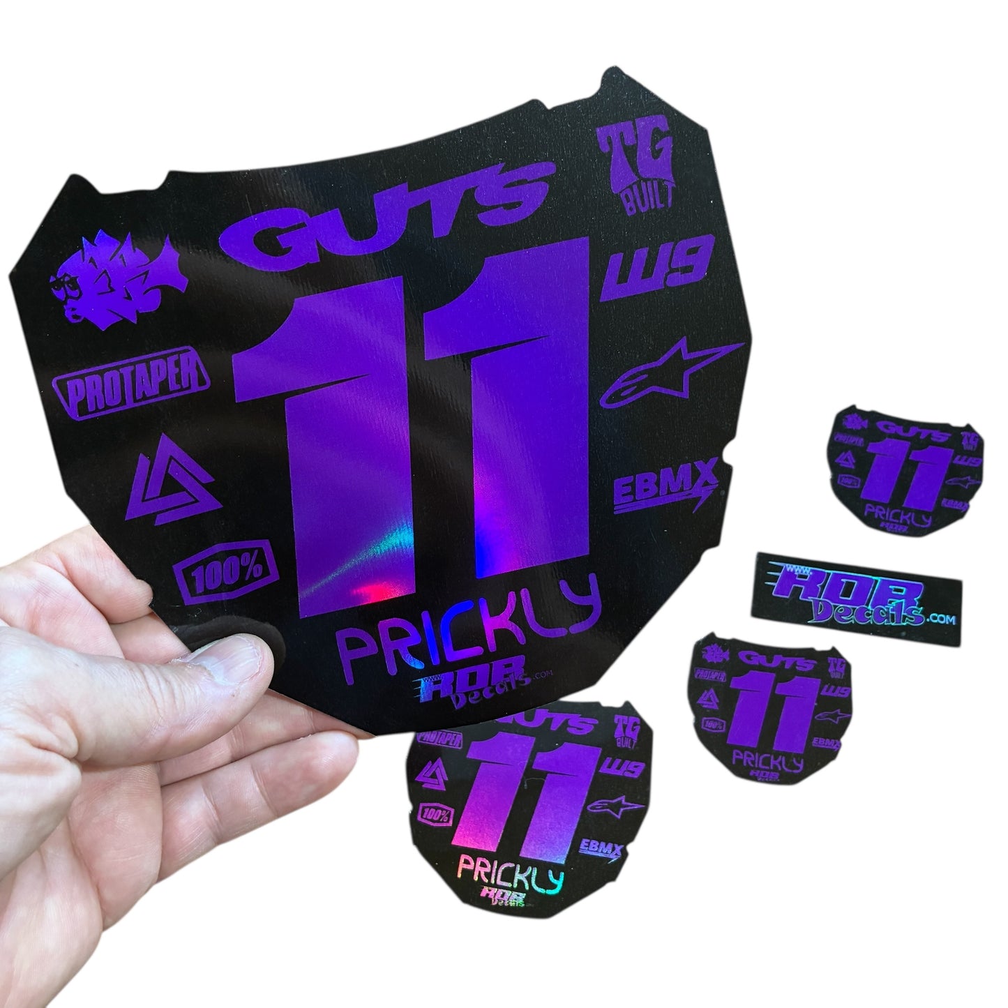 ODI Plate Decal 👉 Choose Number & Color — 11 Logo Design