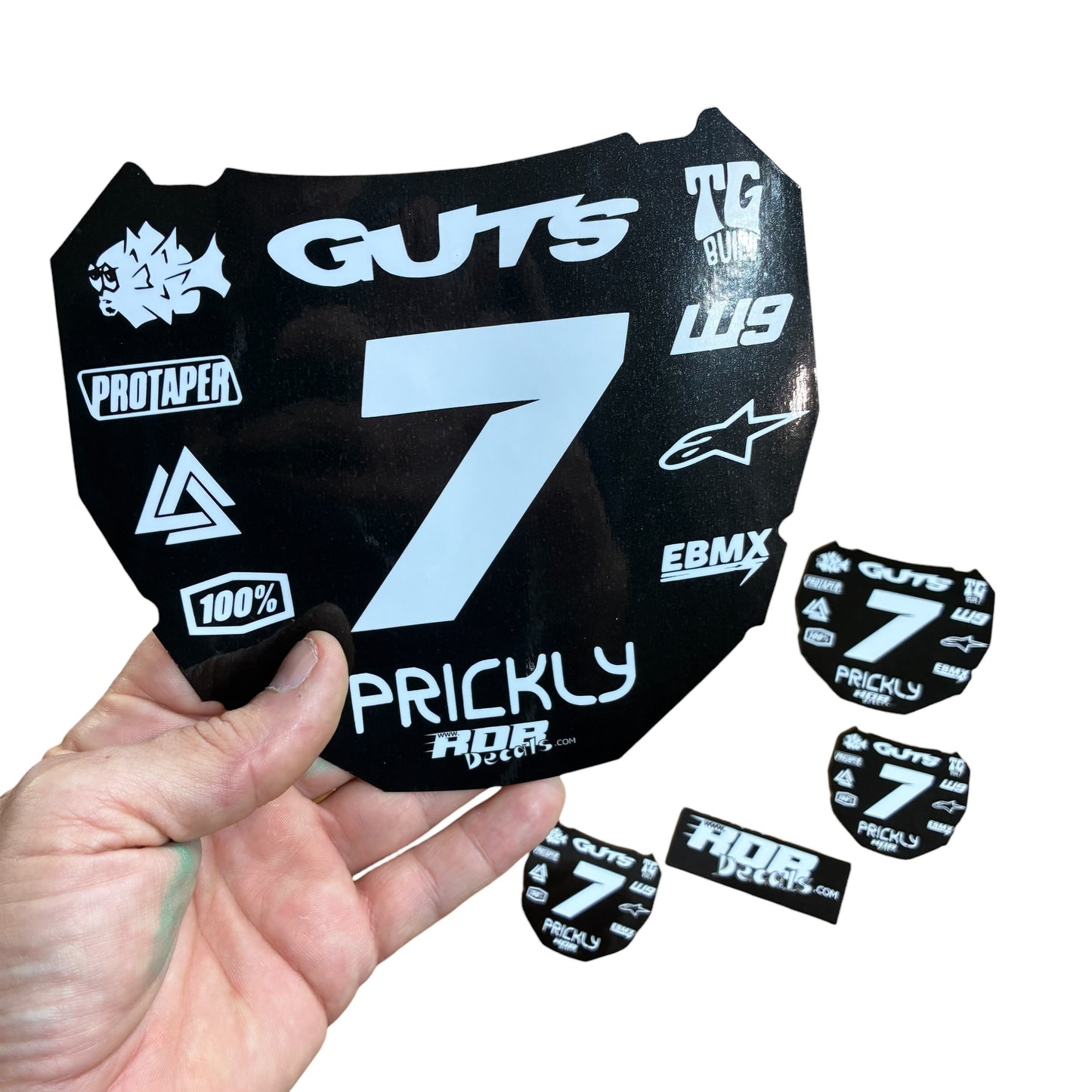 ODI Plate Decal 👉 Choose Number & Color — 11 Logo Design