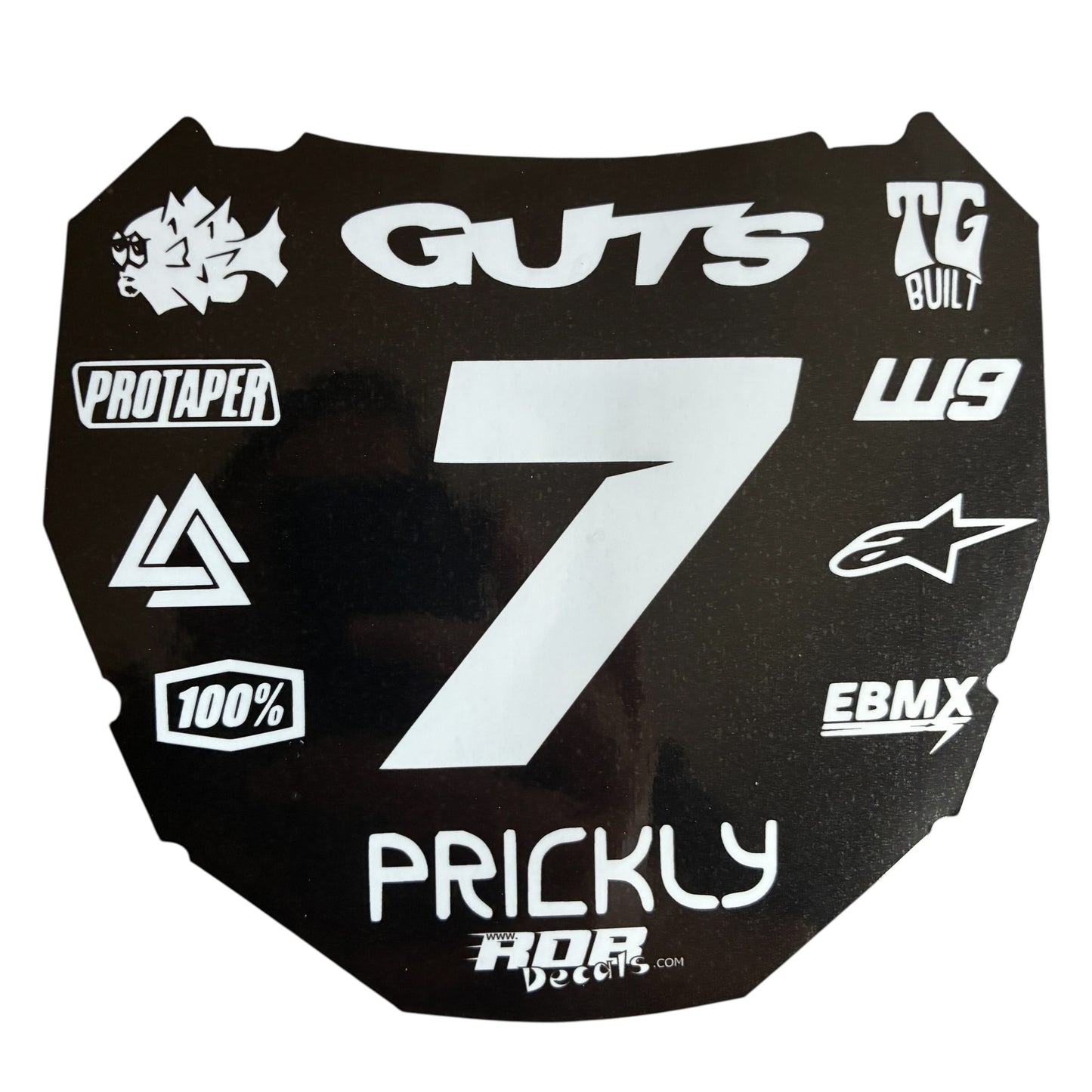 ODI Plate Decal 👉 Choose Number & Color — 11 Logo Design