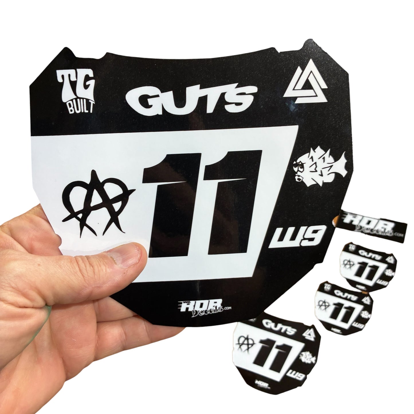 ODI Plate Decal 👉 Choose Number & Color  — 7 Logo Design