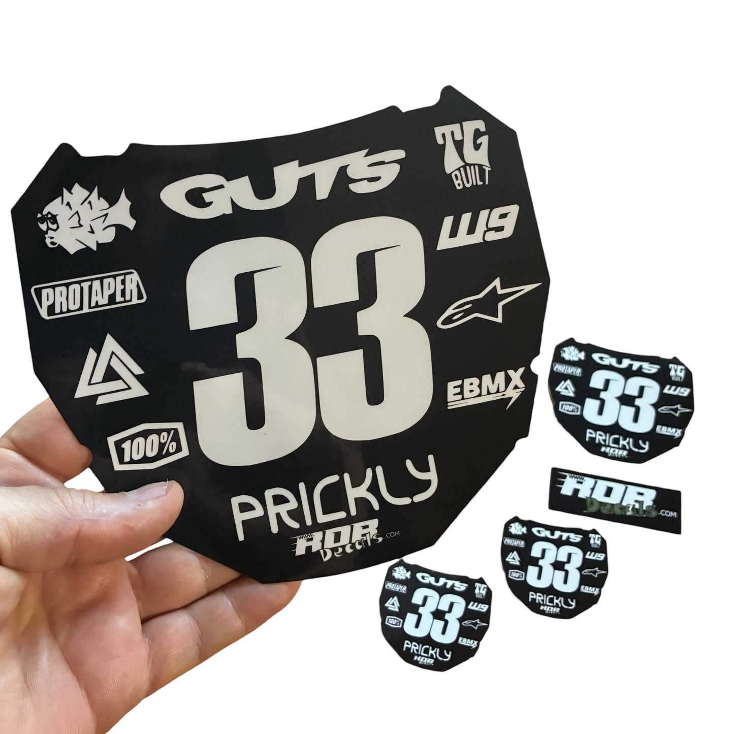 ODI Plate Decal 👉 Choose Number & Color — 11 Logo Design