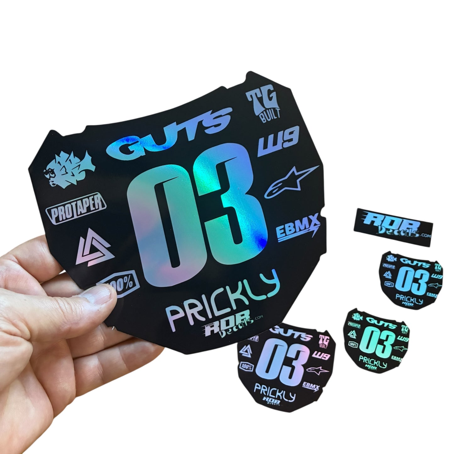 ODI Plate Decal 👉 Choose Number & Color — 11 Logo Design