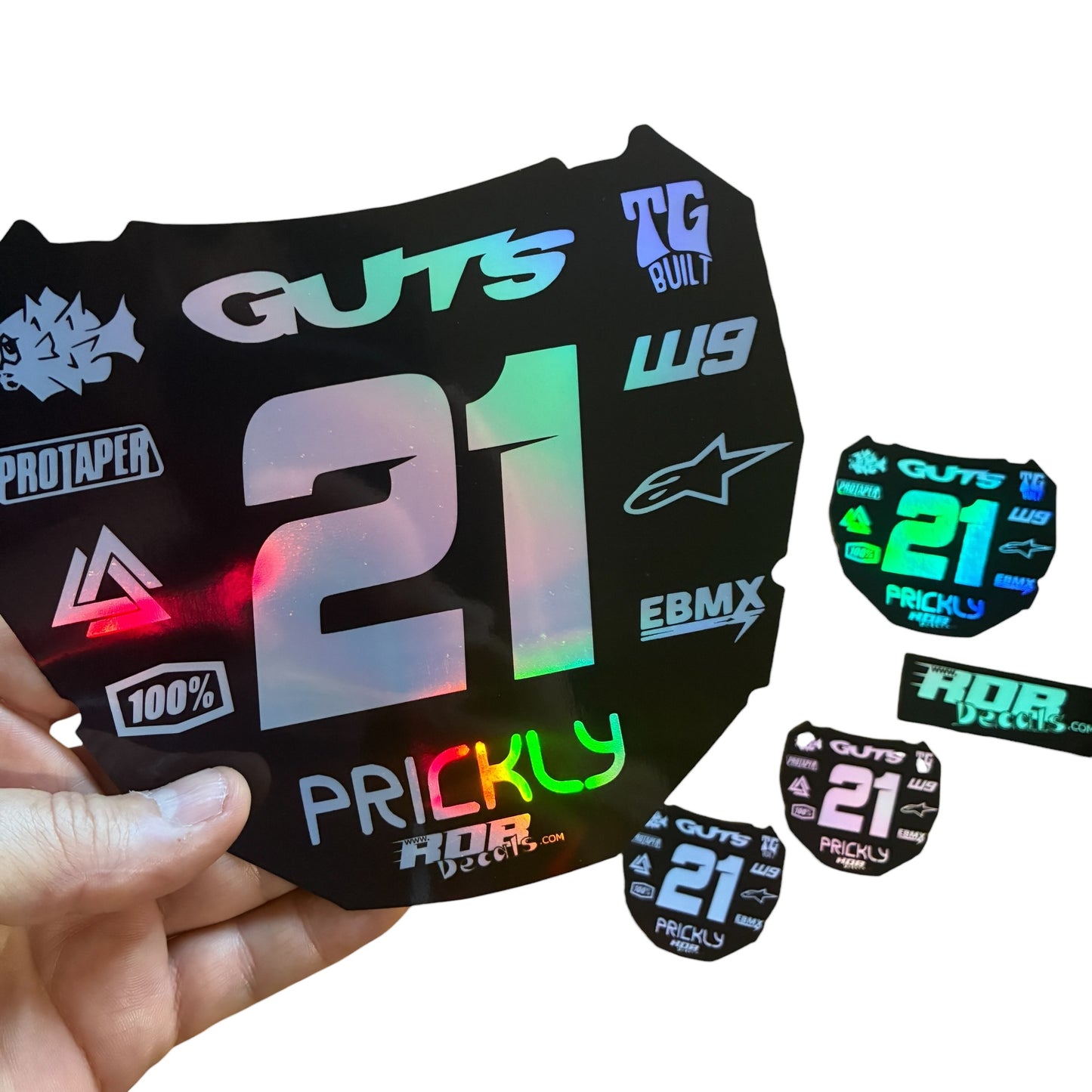 ODI Plate Decal 👉 Choose Number & Color — 11 Logo Design