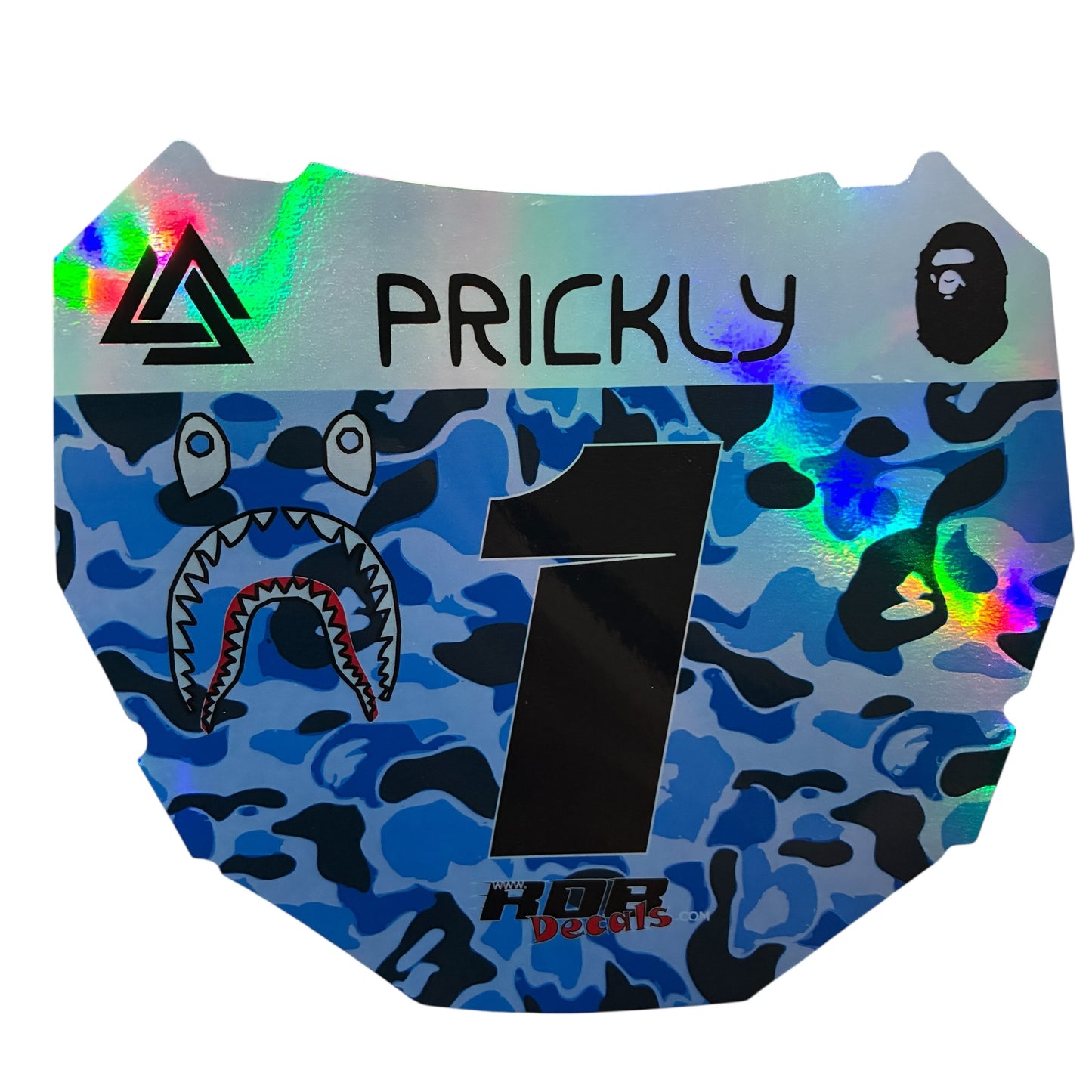 ODI Plate Decal 👉 Choose Number & Color — Designer Camo