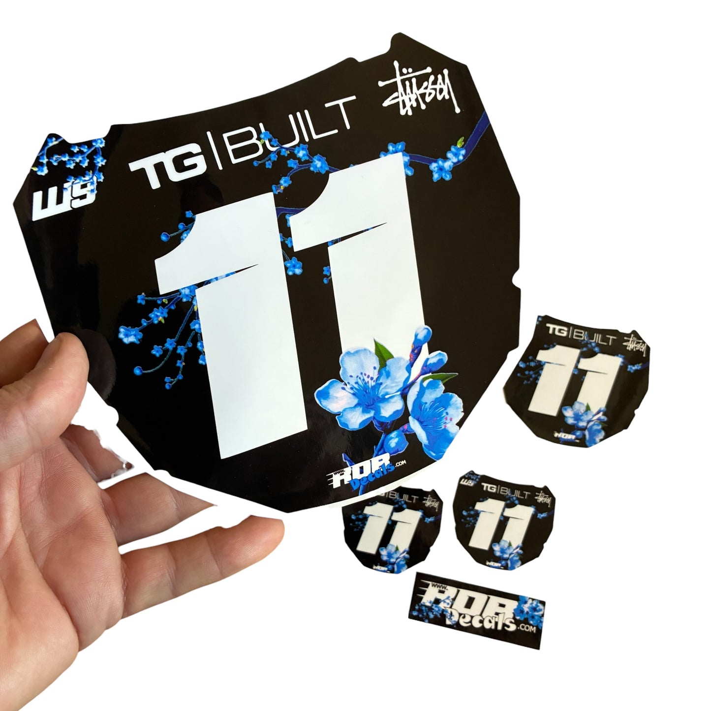 ODI Plate Decal 👉 Choose Number & Color  — Cherry Blossom