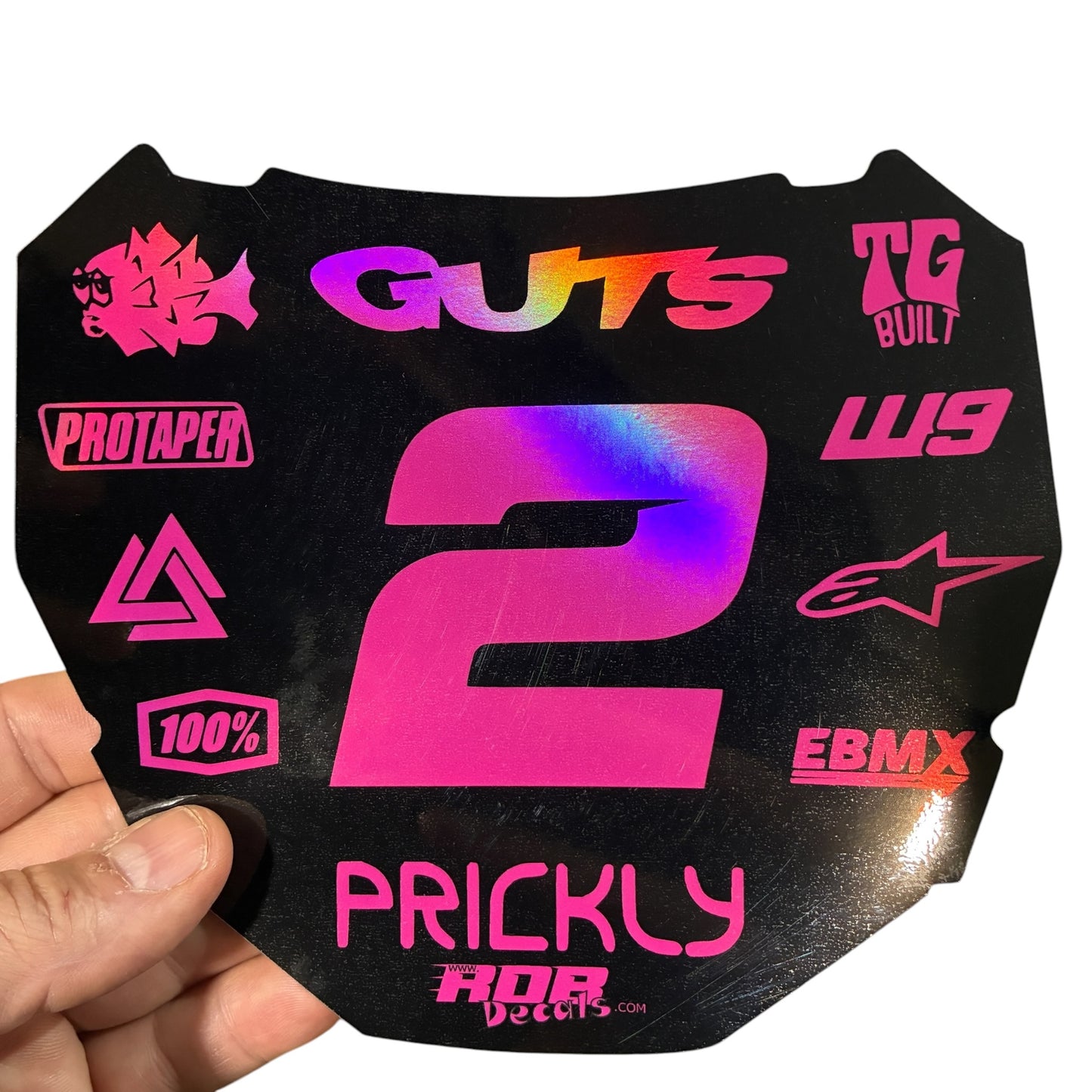 ODI Plate Decal 👉 Choose Number & Color — 11 Logo Design