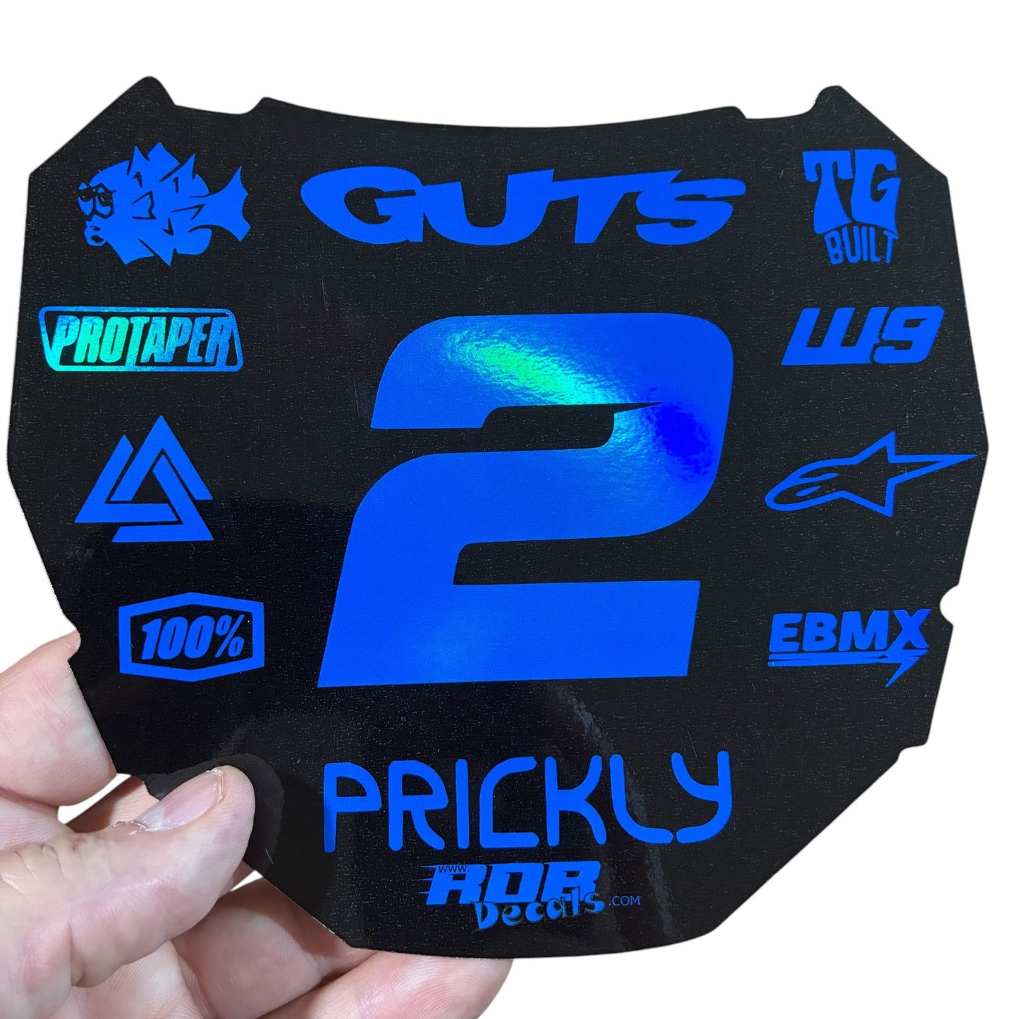ODI Plate Decal 👉 Choose Number & Color — 11 Logo Design