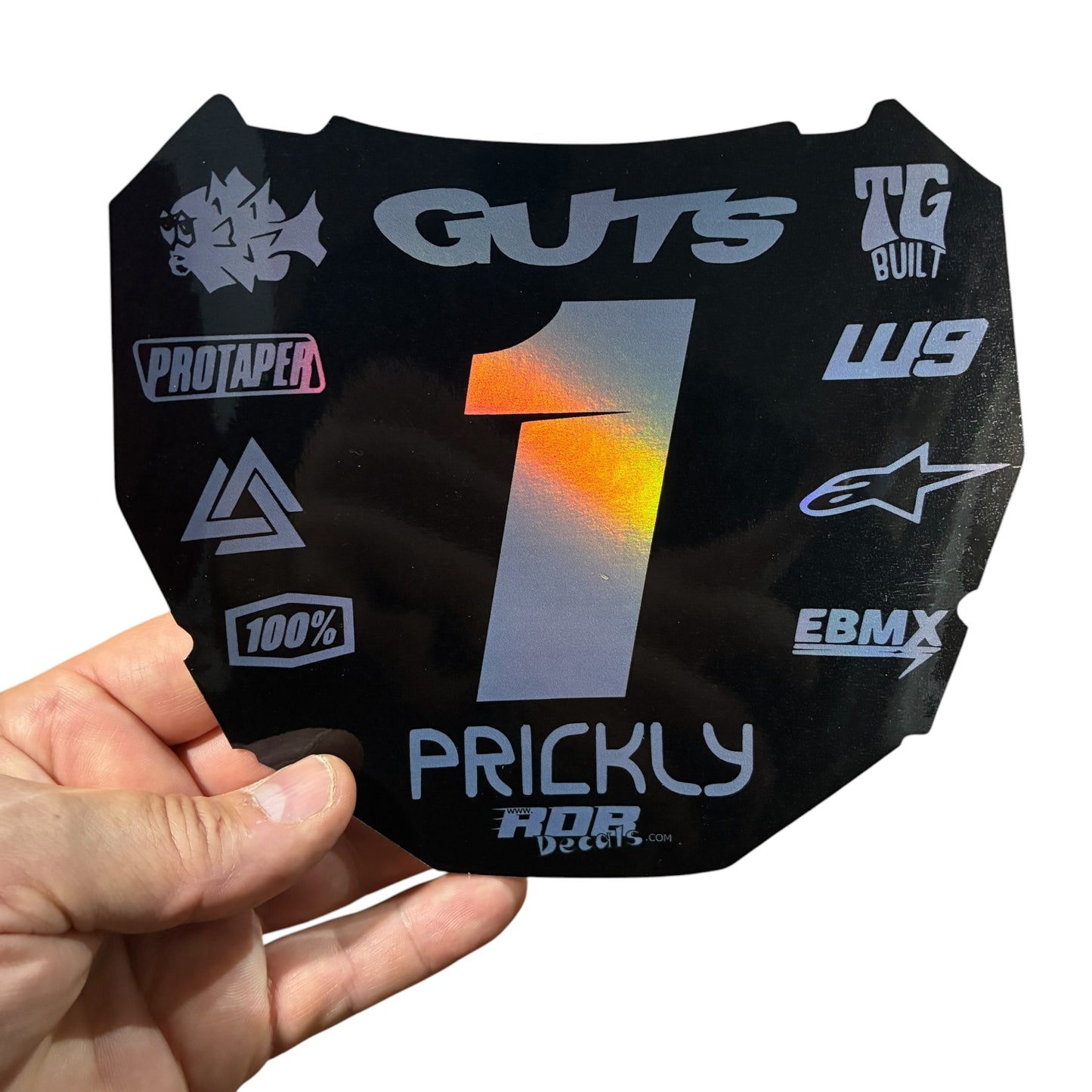 ODI Plate Decal 👉 Choose Number & Color — 11 Logo Design