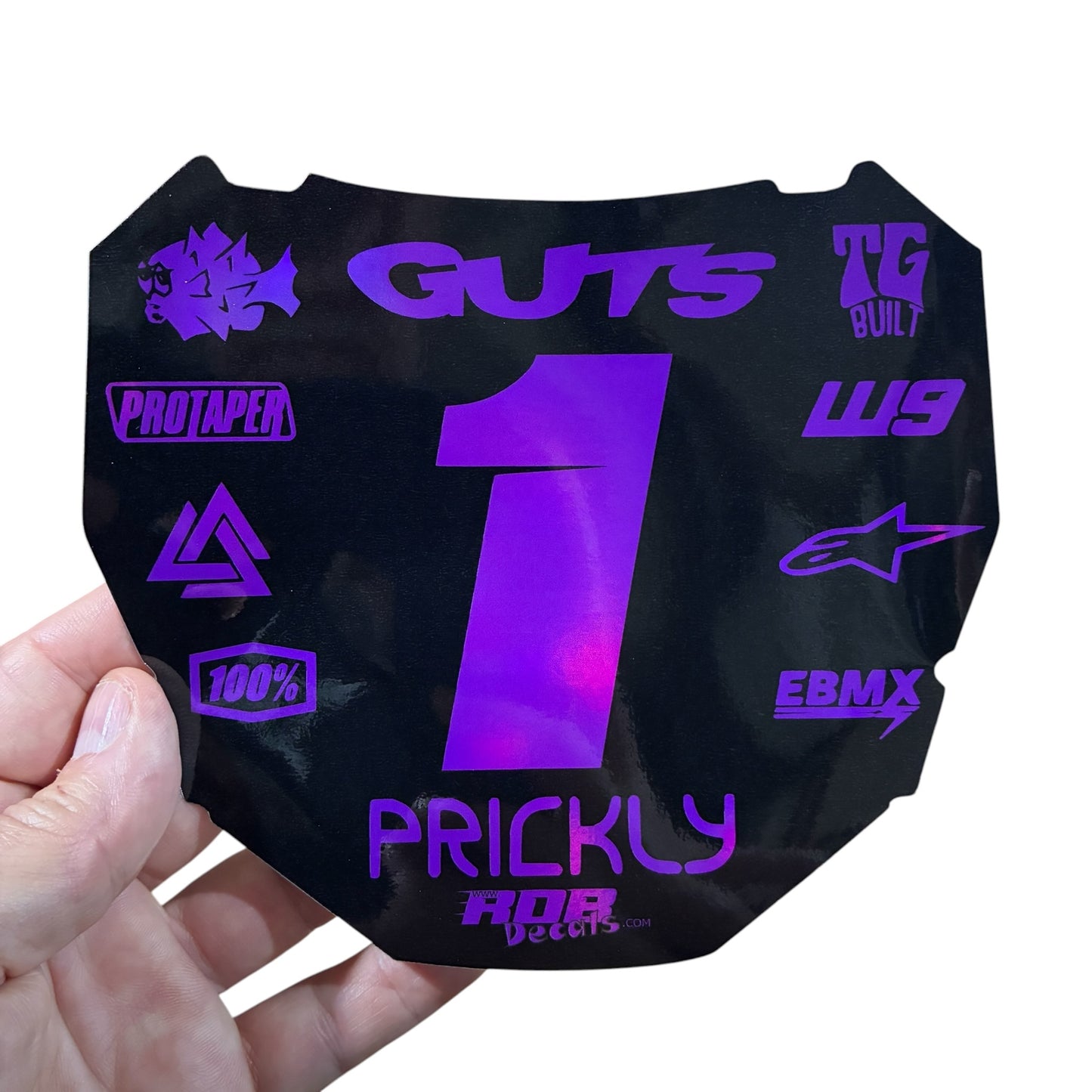 ODI Plate Decal 👉 Choose Number & Color — 11 Logo Design