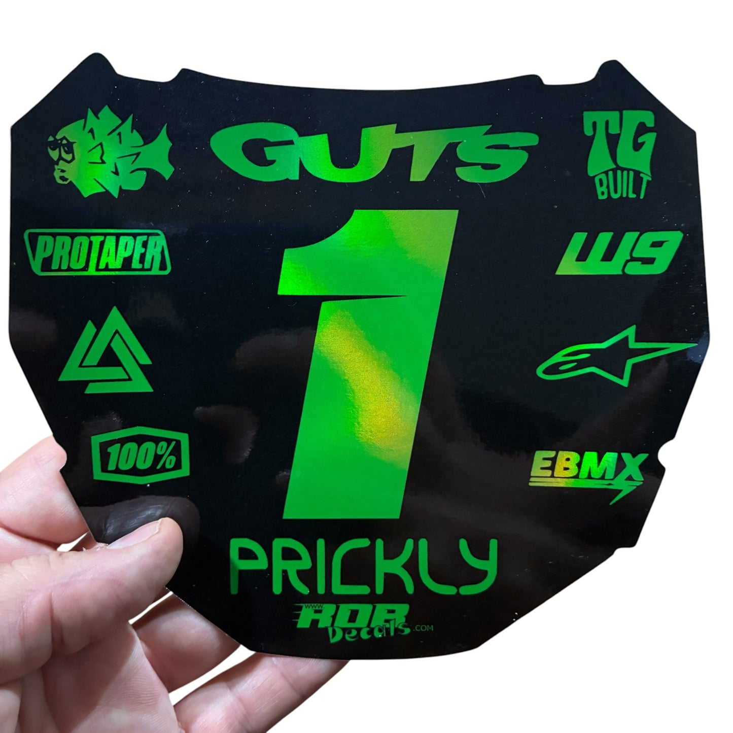 ODI Plate Decal 👉 Choose Number & Color — 11 Logo Design