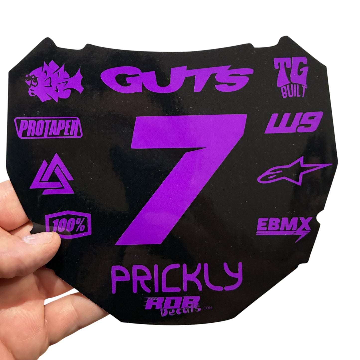 ODI Plate Decal 👉 Choose Number & Color — 11 Logo Design