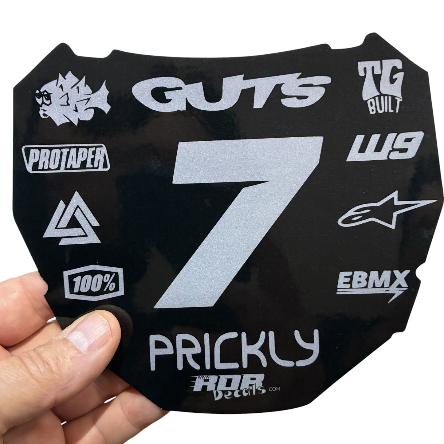 ODI Plate Decal 👉 Choose Number & Color — 11 Logo Design