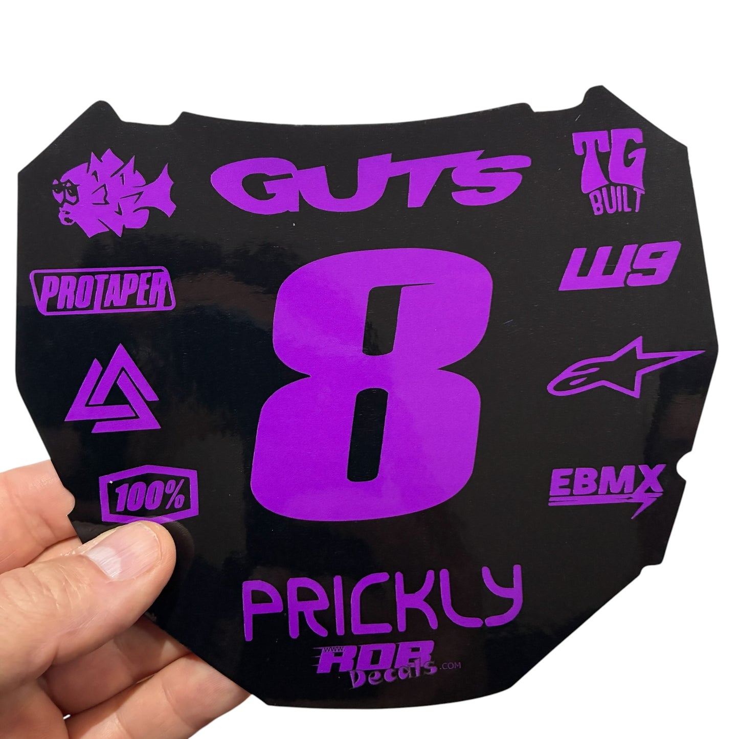 ODI Plate Decal 👉 Choose Number & Color — 11 Logo Design
