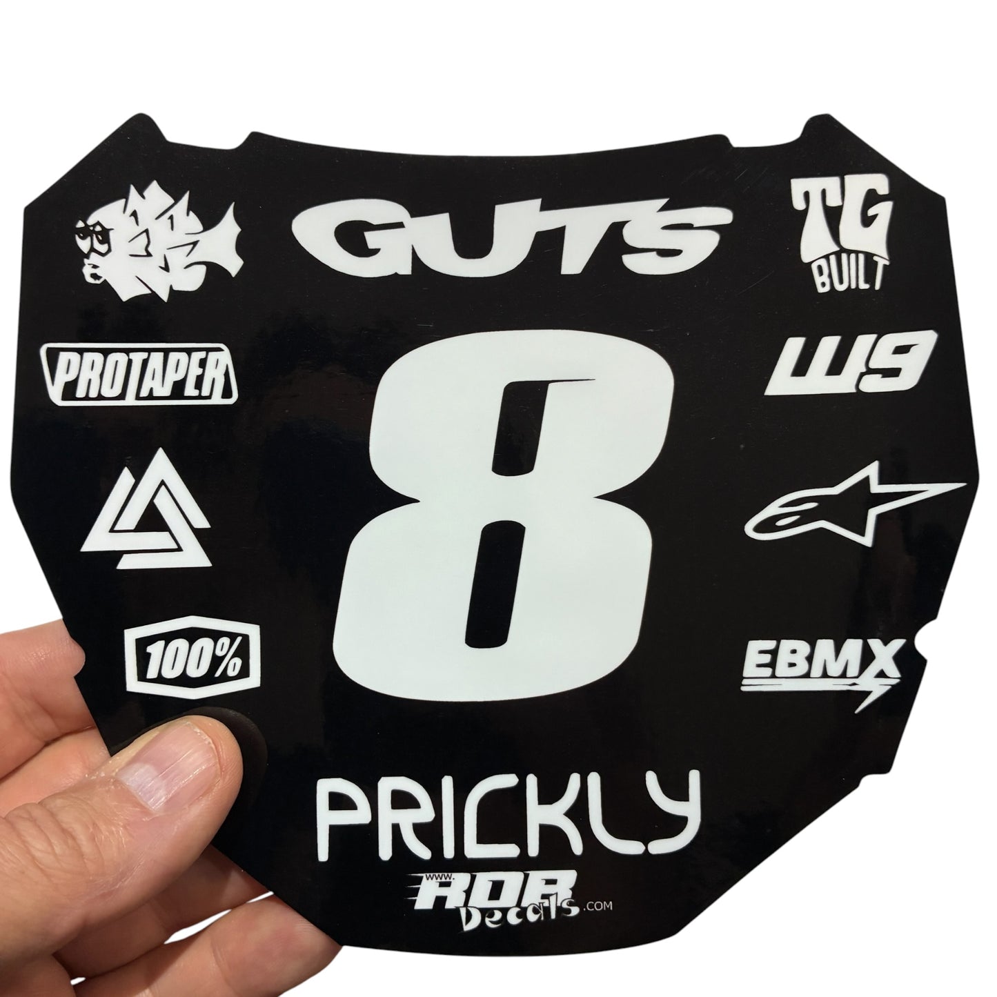 ODI Plate Decal 👉 Choose Number & Color — 11 Logo Design