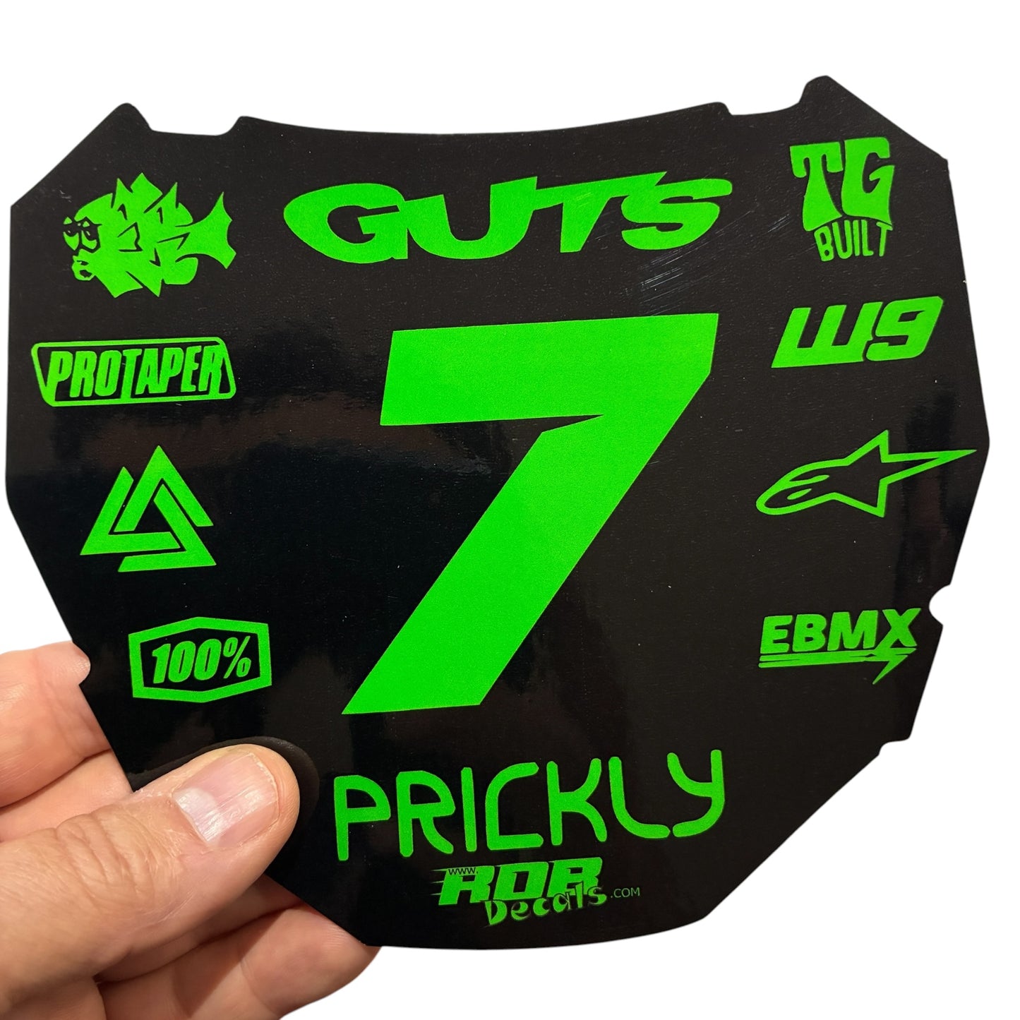 ODI Plate Decal 👉 Choose Number & Color — 11 Logo Design