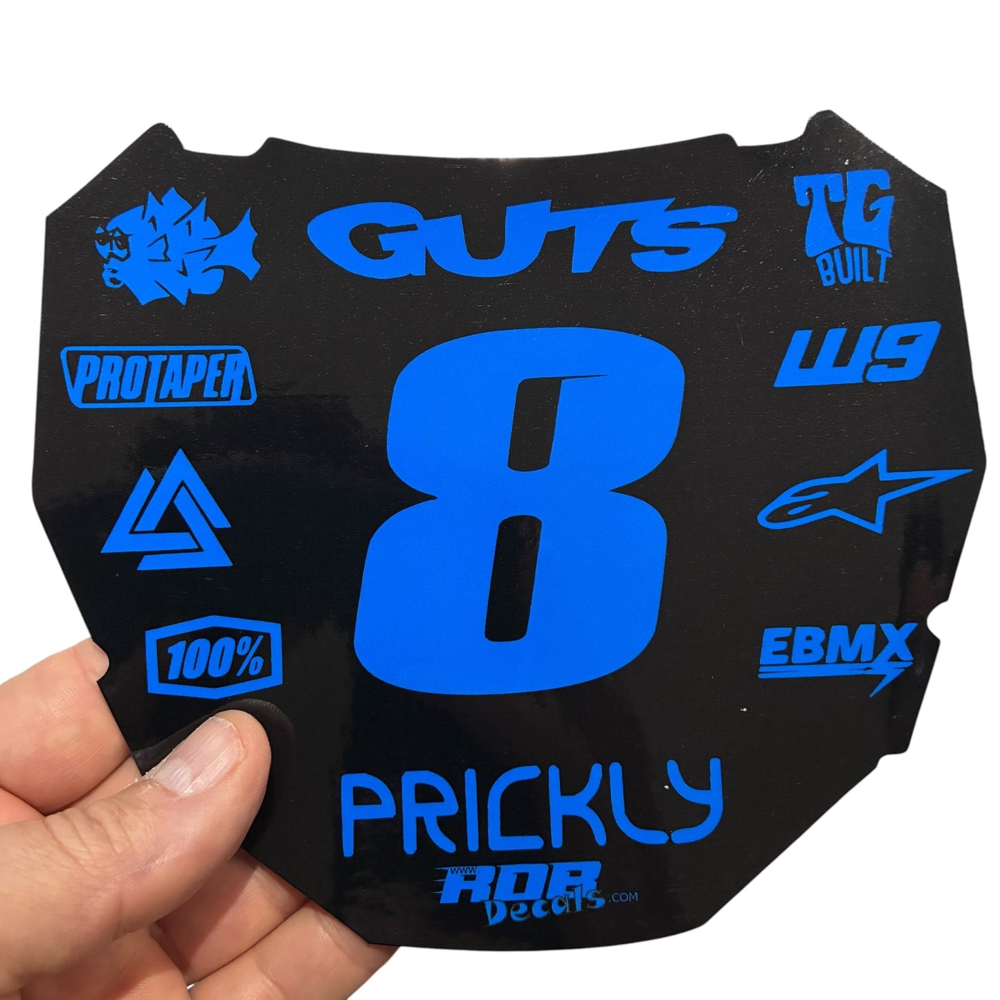 ODI Plate Decal 👉 Choose Number & Color — 11 Logo Design